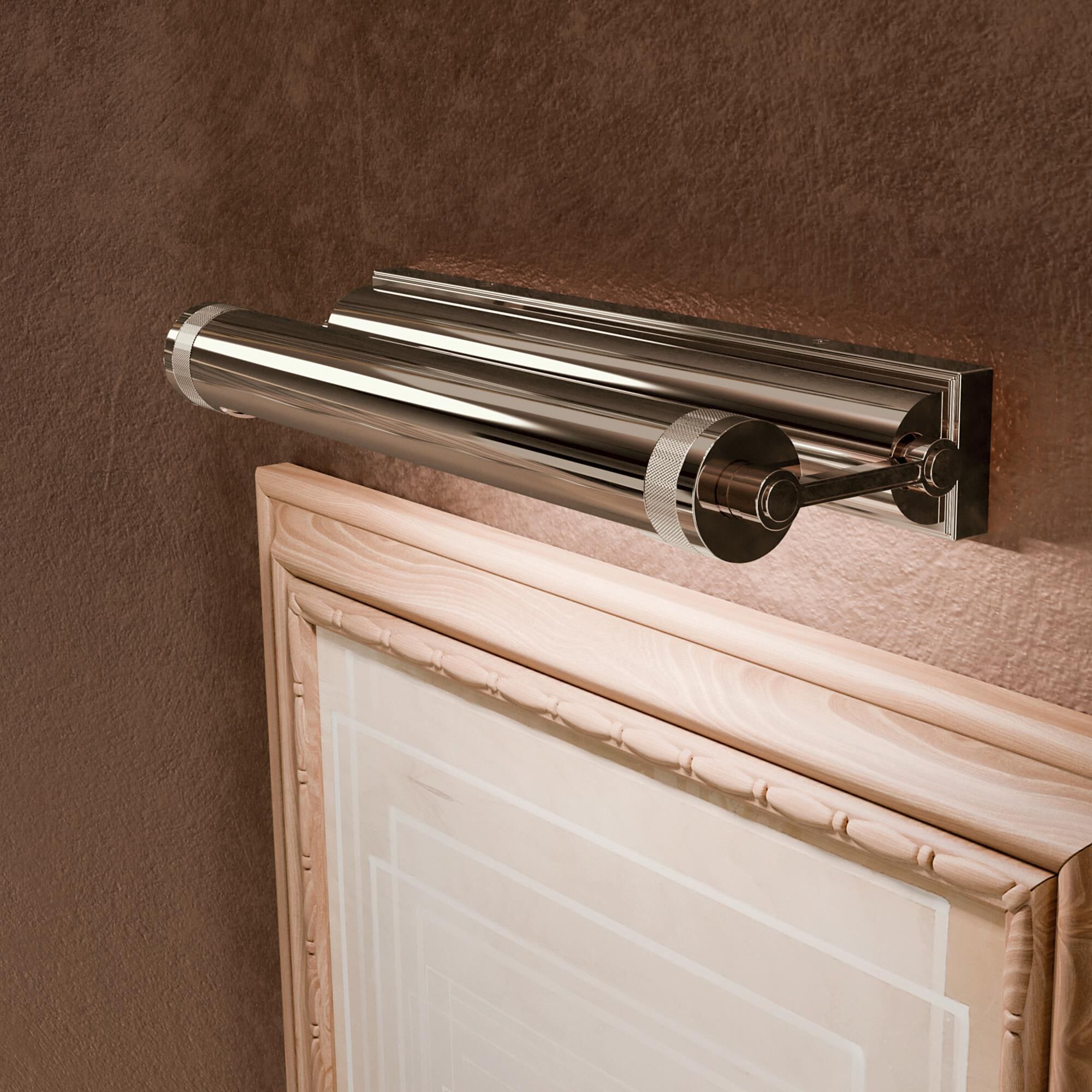 Shown in Polished Nickel finish and Metal shade