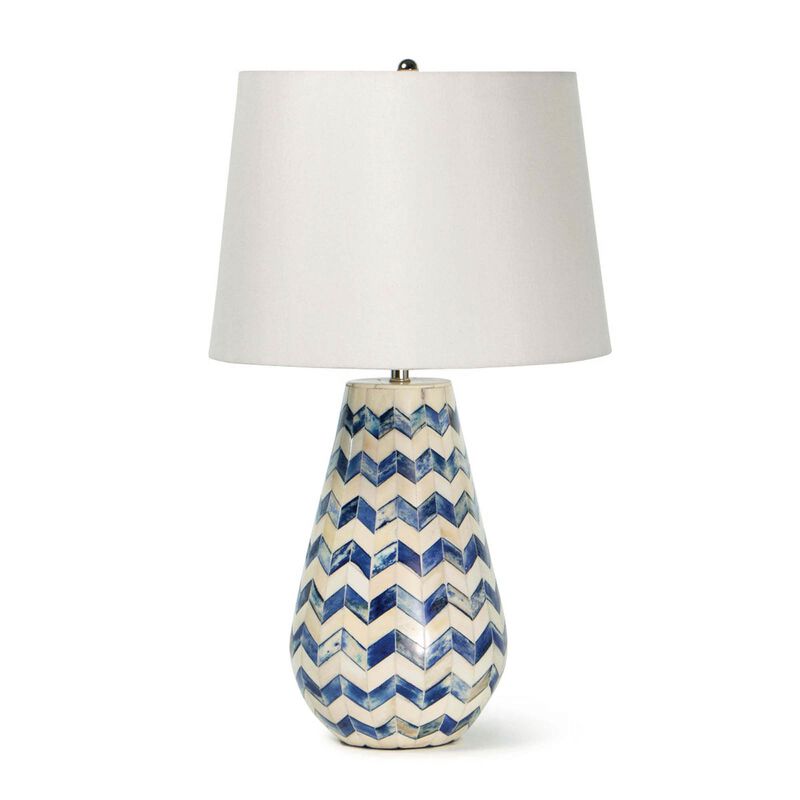 Cassia Chevron Small Table Lamp by Regina Andrew
