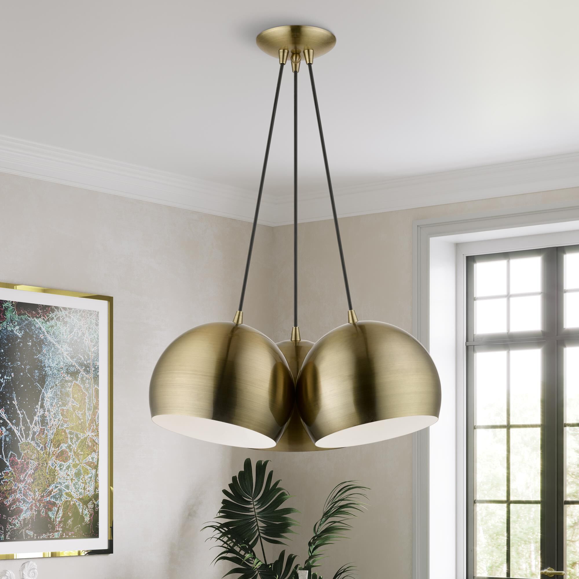 Piedmont 3 Light Multi Light Pendant by Livex Lighting