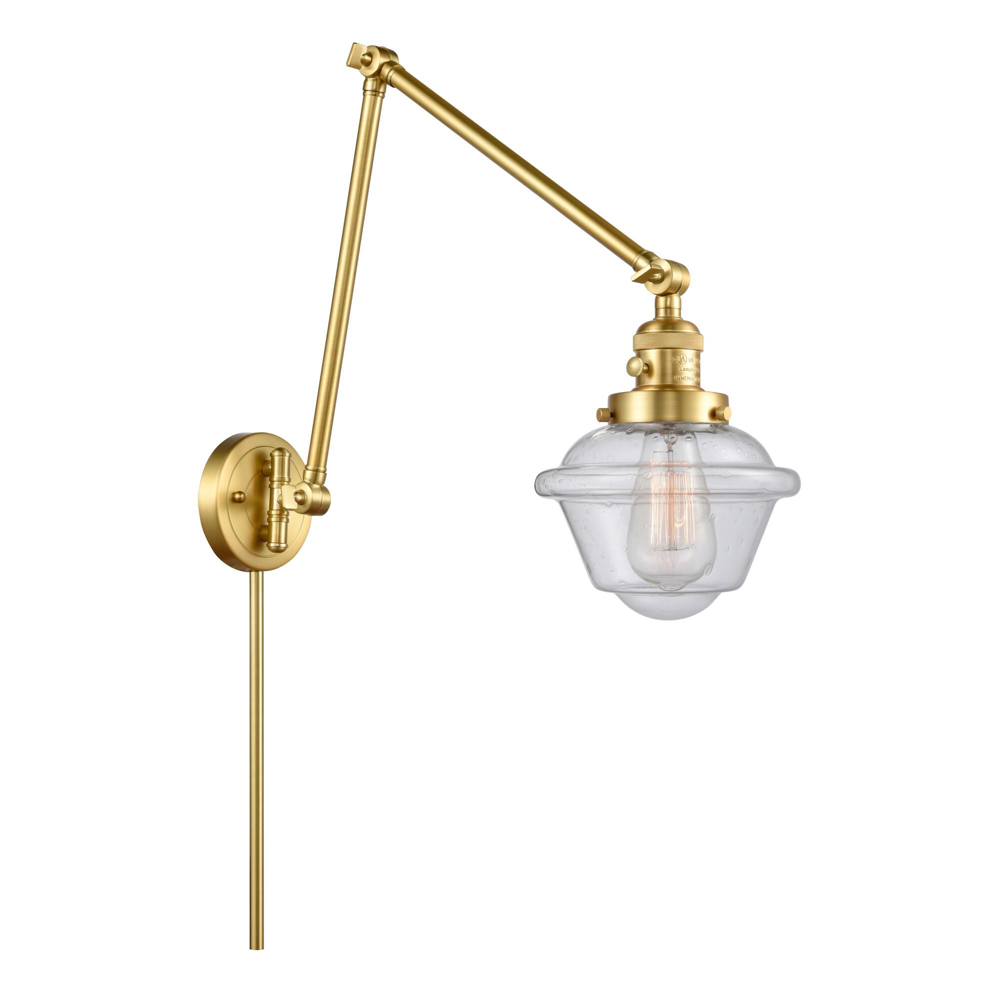 Bruno Marashlian Small Oxford Wall Swing Lamp by Innovations Lighting