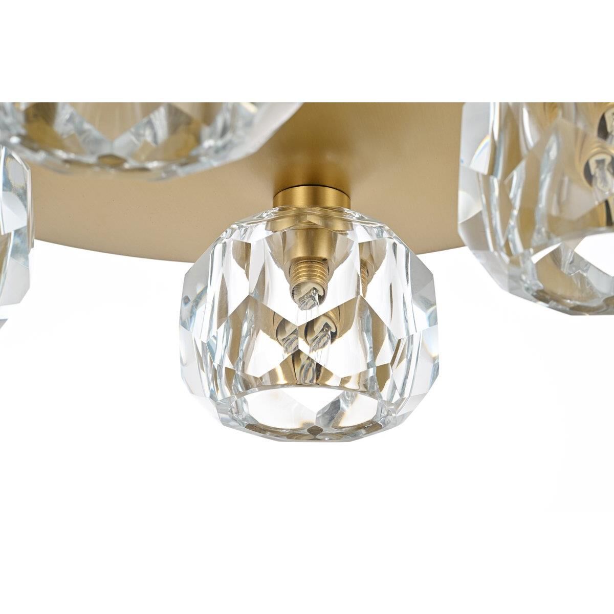 Graham 14 Inch 4 Light LED Flush Mount by Elegant Lighting