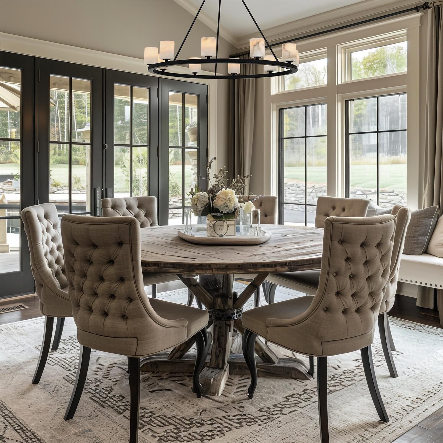 Aragon 35 Inch Chandelier by Crystorama