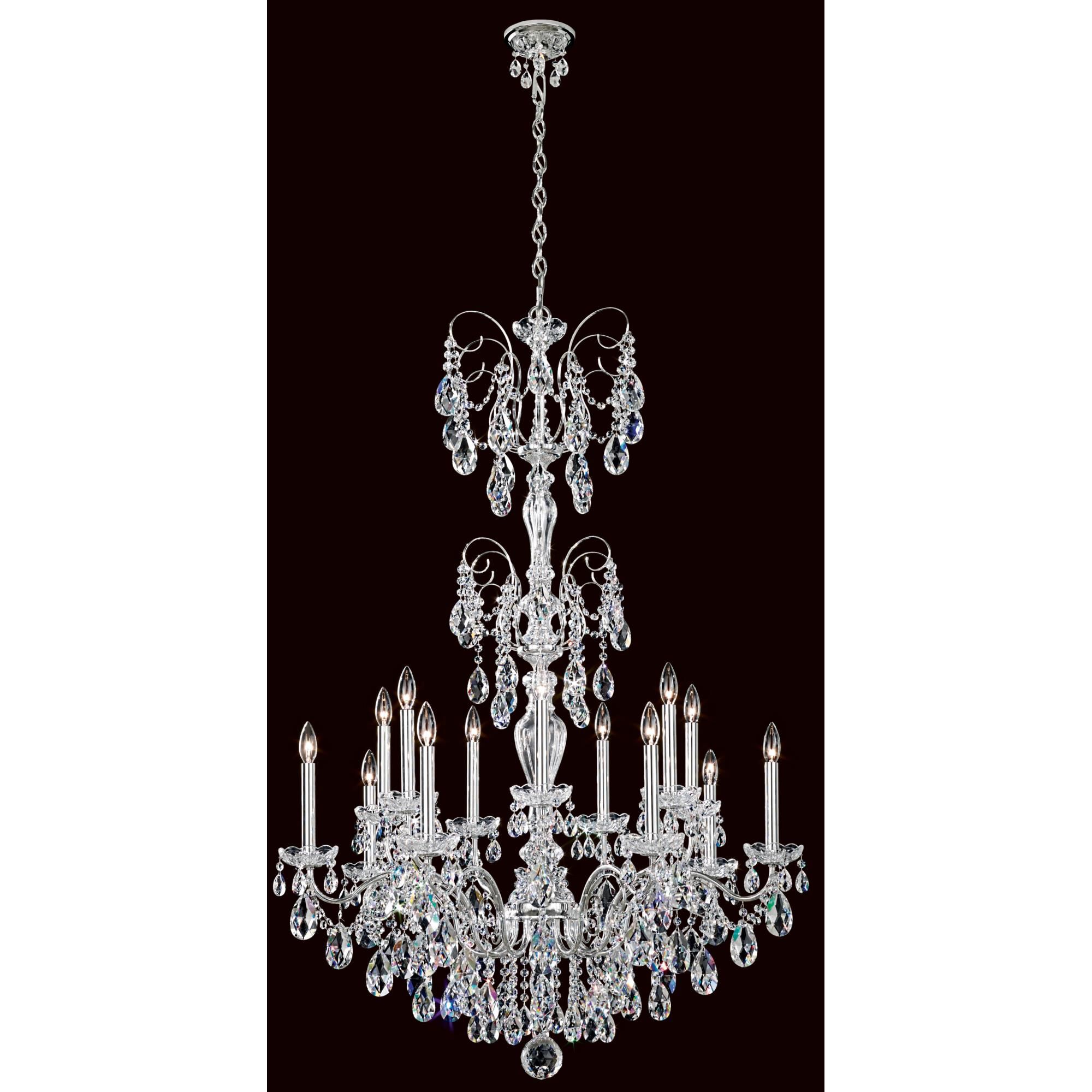 Sonatina 35 Inch 14 Light Chandelier by Schonbek