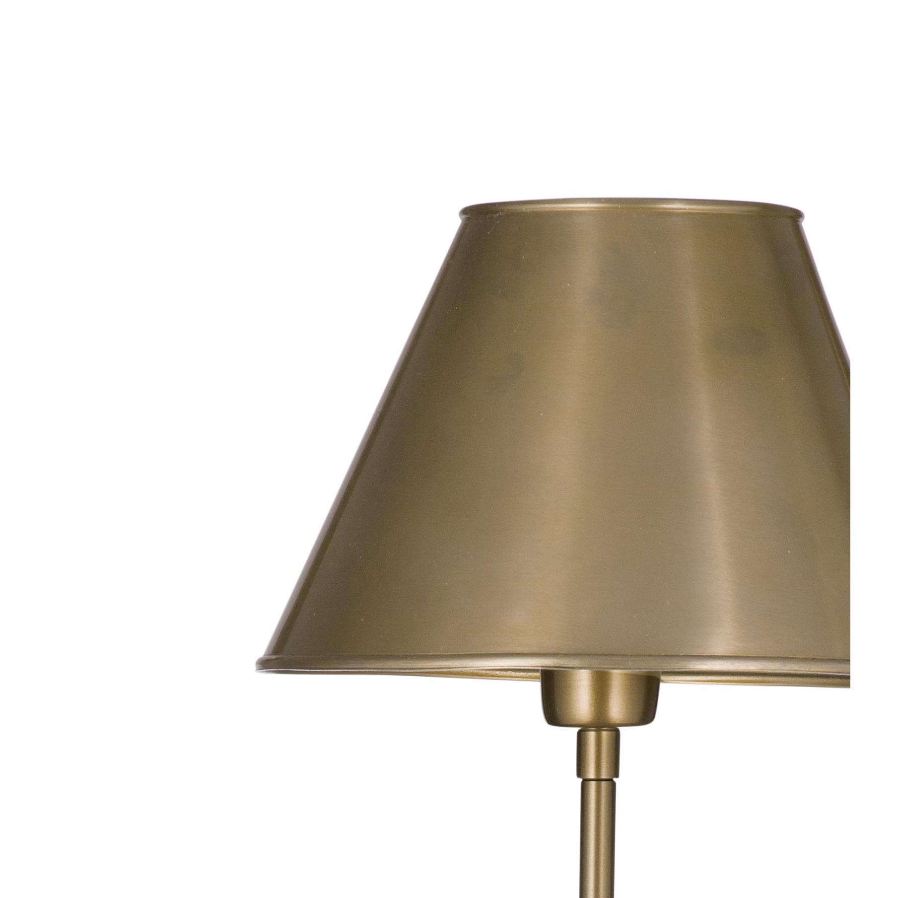 Shown in Gold finish and Gold shade