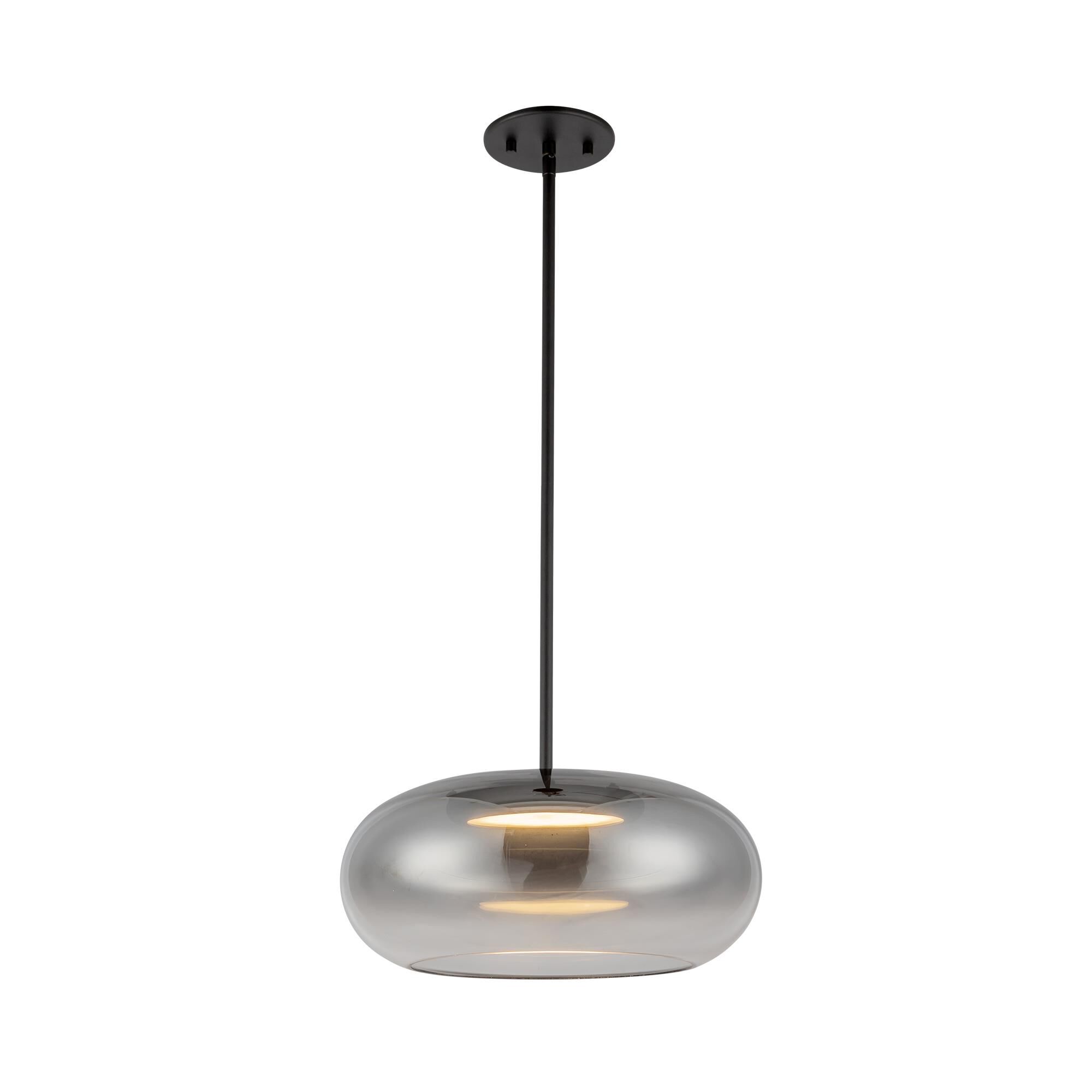 Shown in Black finish and Smoked with Frosted Acrylic Diffuser glass