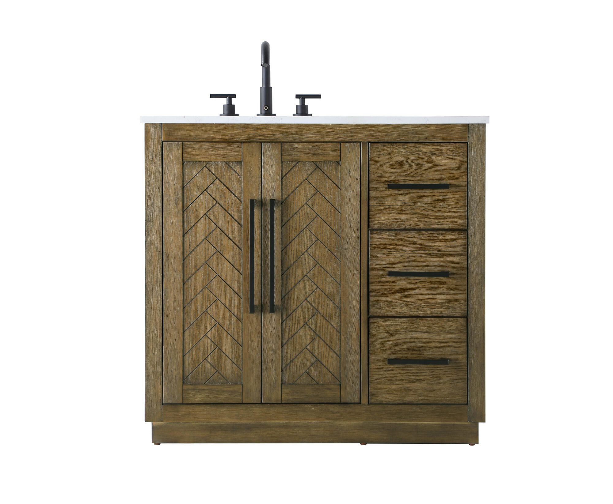 Shown in Hazel Oak finish