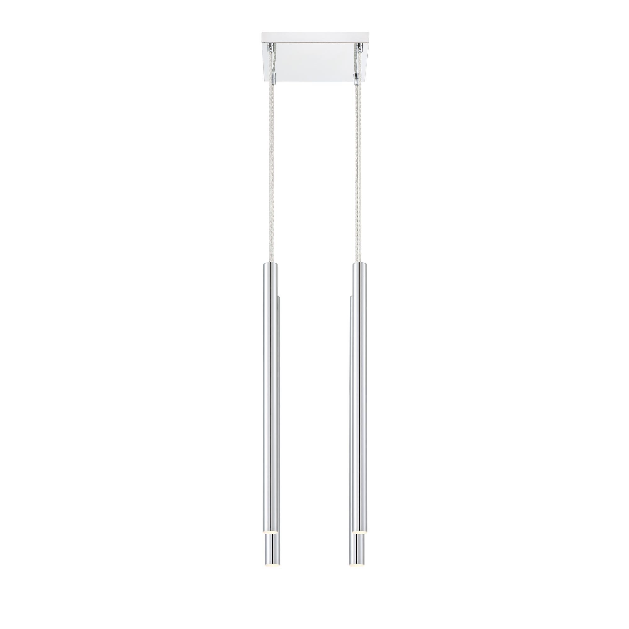 Shown in Chrome finish and Steel glass and Steel shade