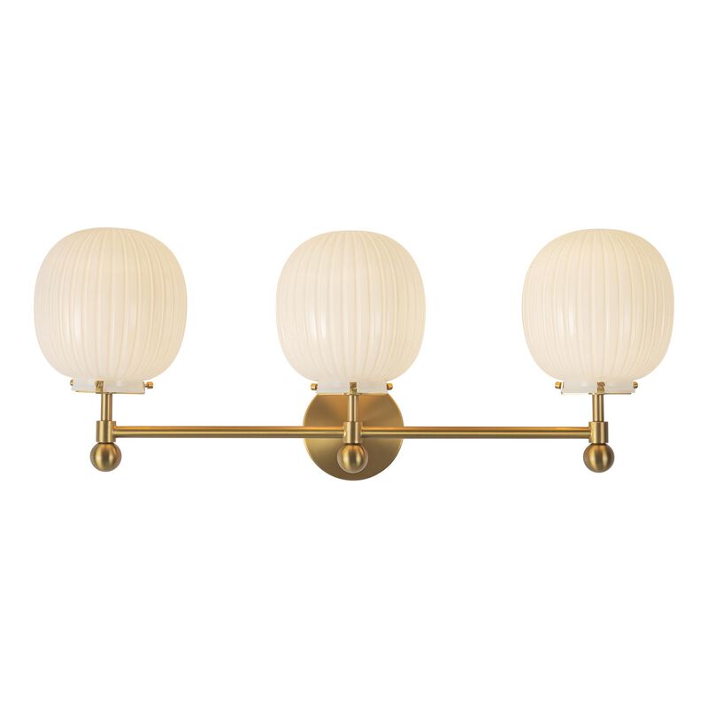 Peyton Fox Cherise 28 Inch 3 Light Bath Vanity Light by Alora Mood