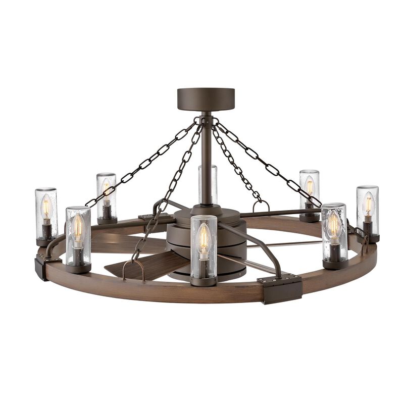 Sawyer 36 Inch Ceiling Fan with Light Kit by Hinkley