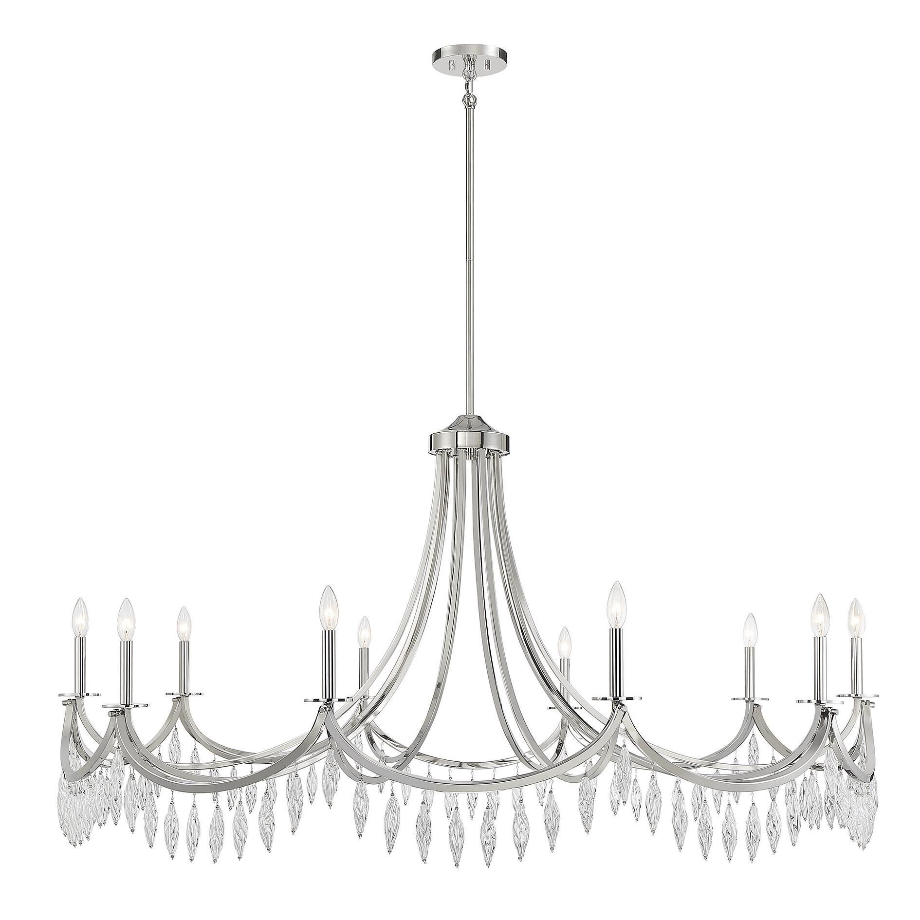 Kameron 60 Inch 10 Light Chandelier by Savoy House
