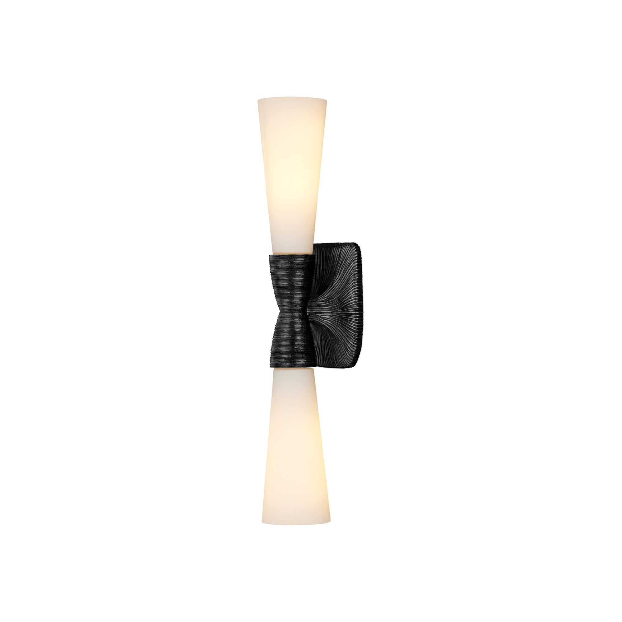 Shown in Opaque White and Oil Rubbed Bronze finish