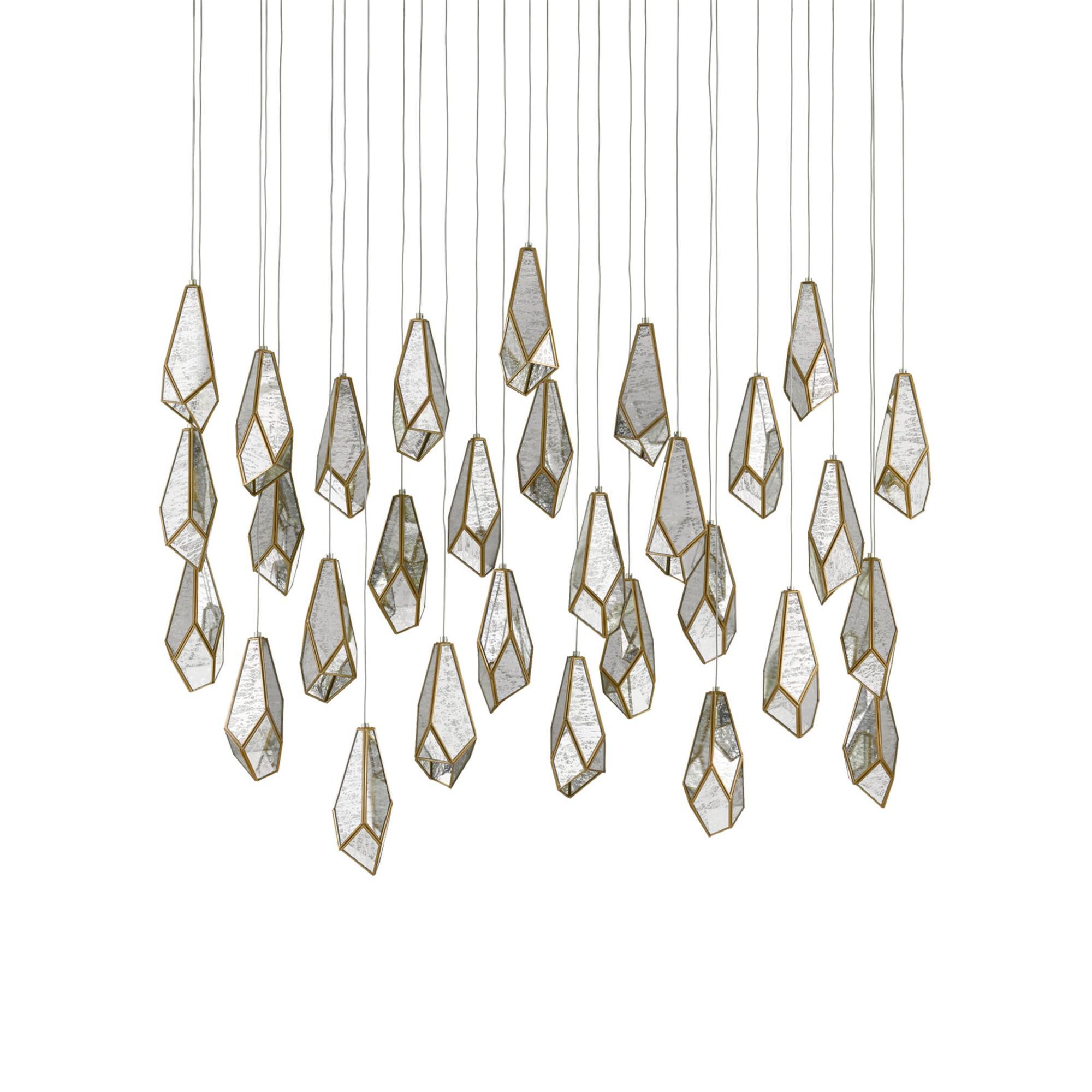 Glace 54 Inch 30 Light LED Multi Light Pendant,