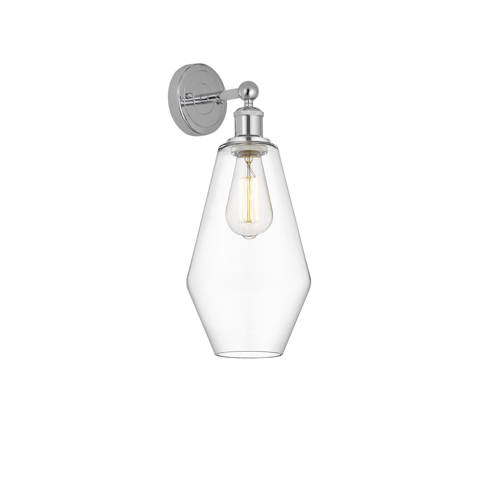 Shown in Polished Chrome, Clear finish and Clear glass and Clear Glass shade