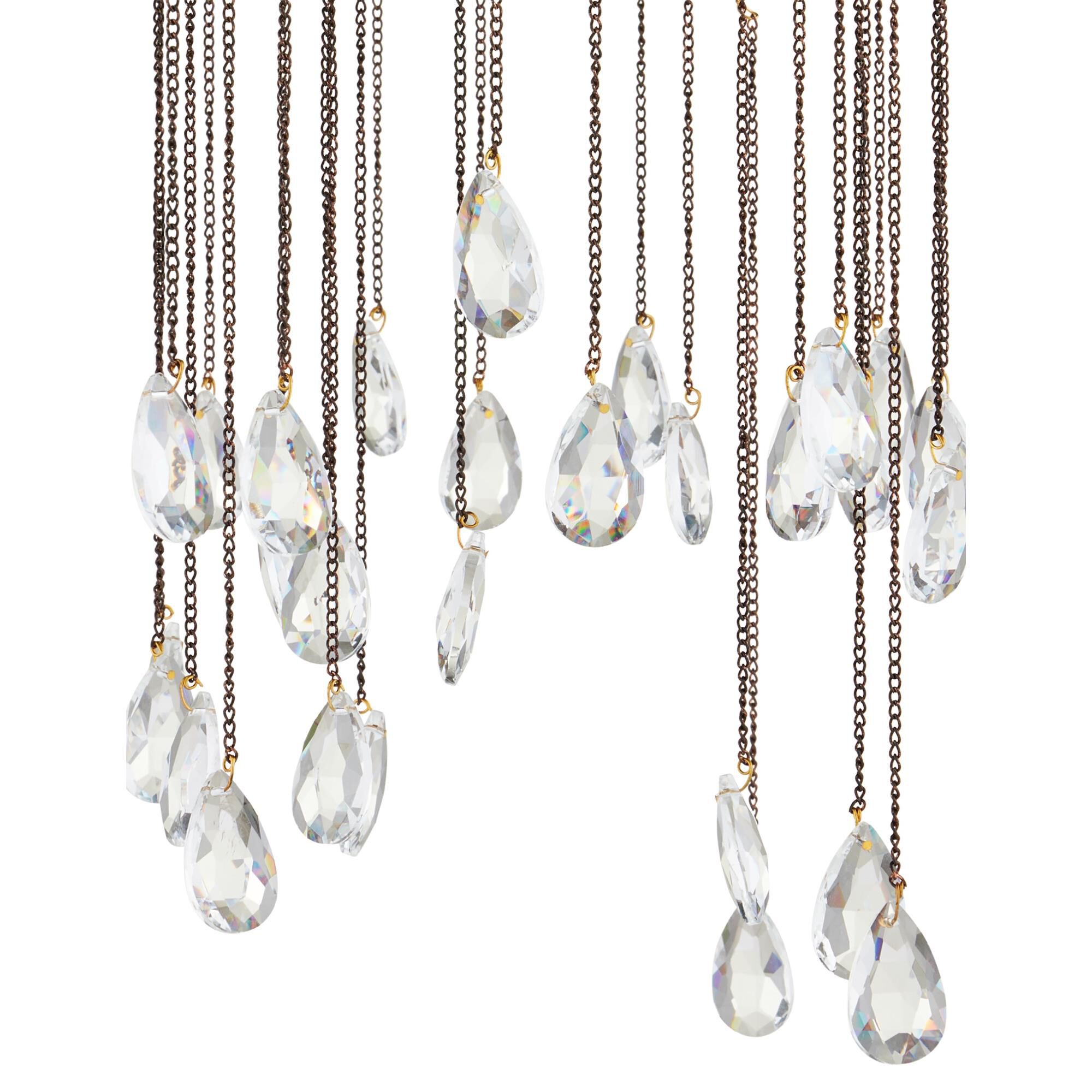 Fen 20 Inch 1 Light Mini Chandelier by Currey and Company