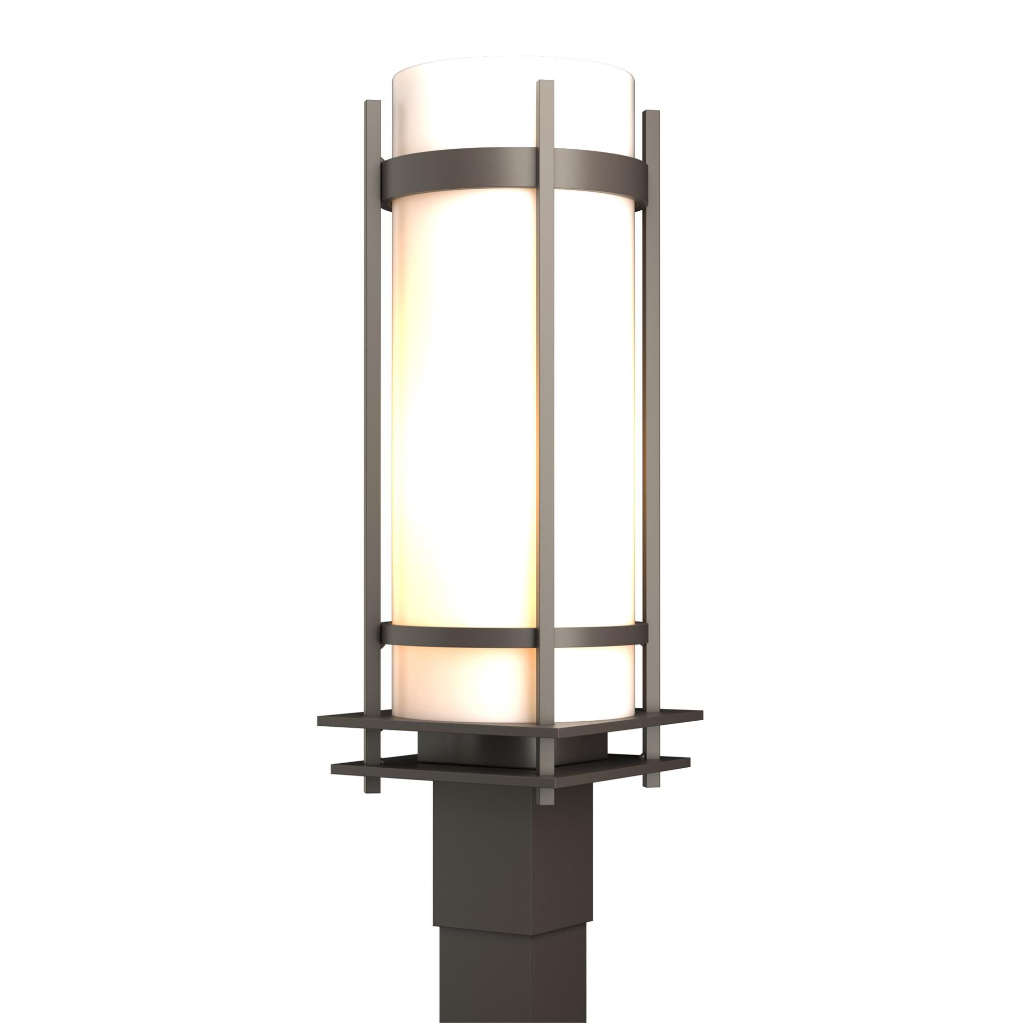 Shown in Coastal Dark Smoke finish and Opal  glass