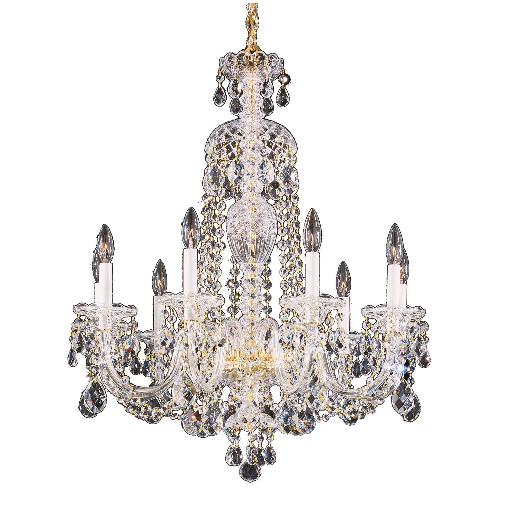 Shown in Polished Silver finish and Clear Heritage crystal