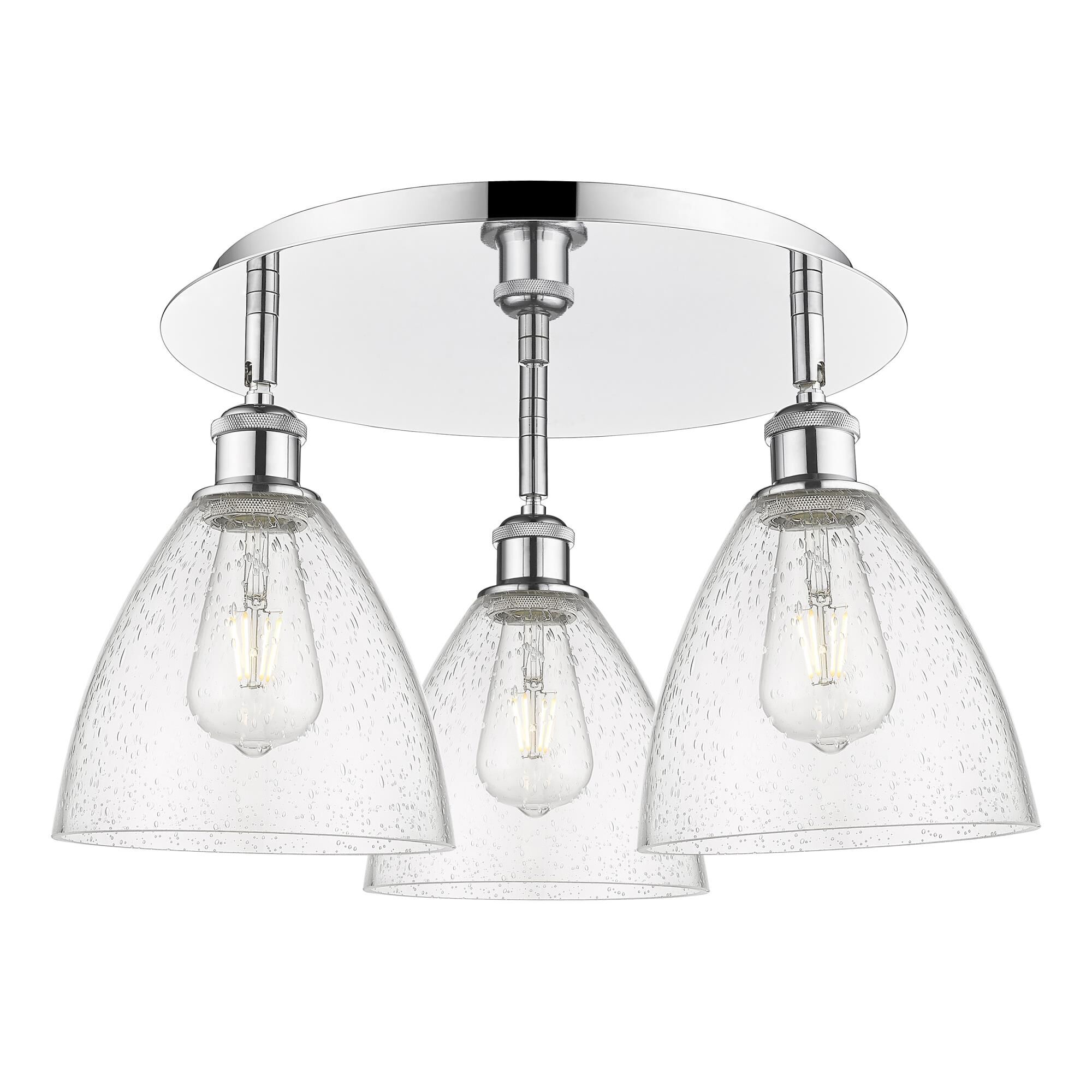 Bruno Marashlian Bristol Glass 19 Inch Flush Mount by Innovations Lighting