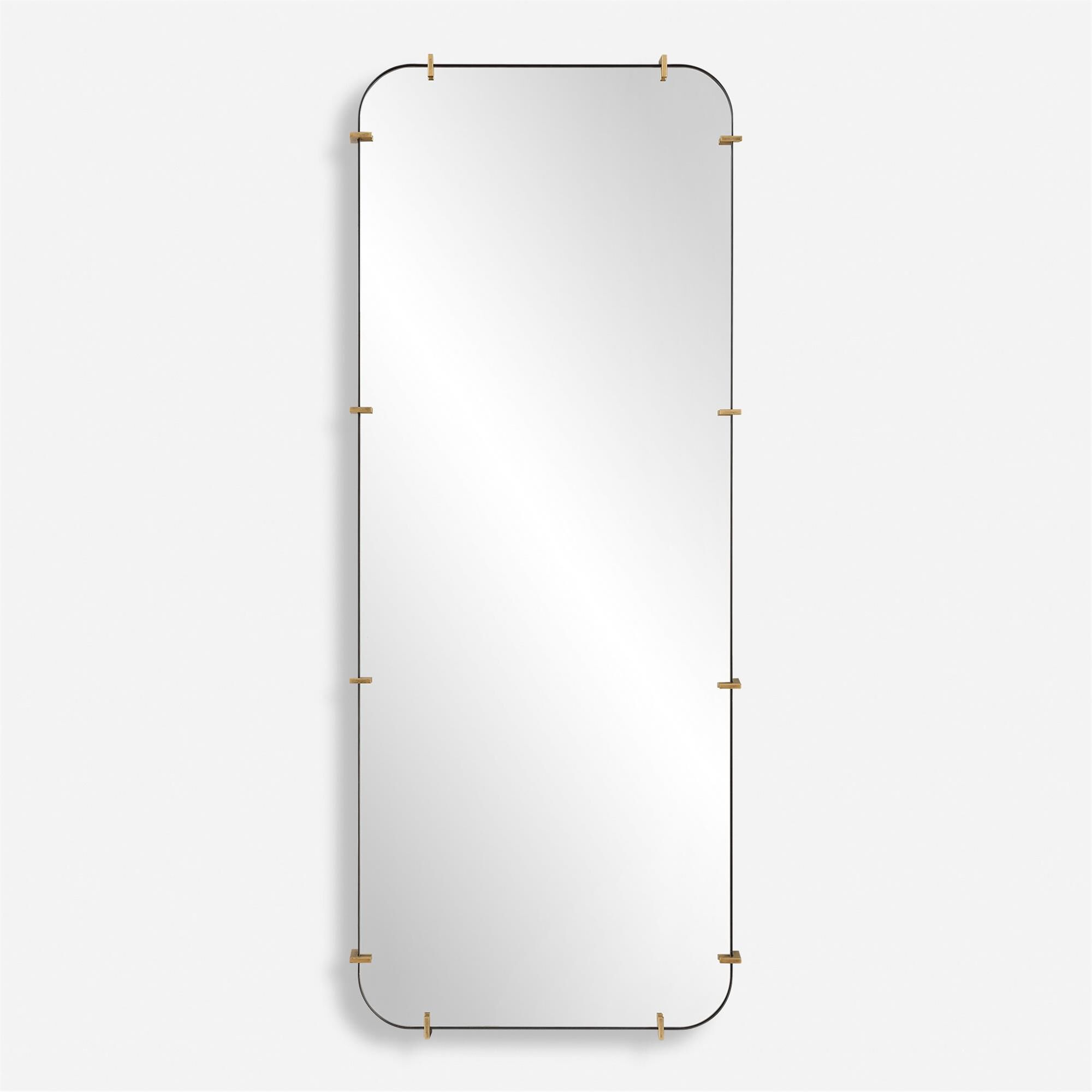 Shown in The Pali Dressing Mirror Successfully Pairs Contemporary And Industrial Styles With A Black Iron Str finish