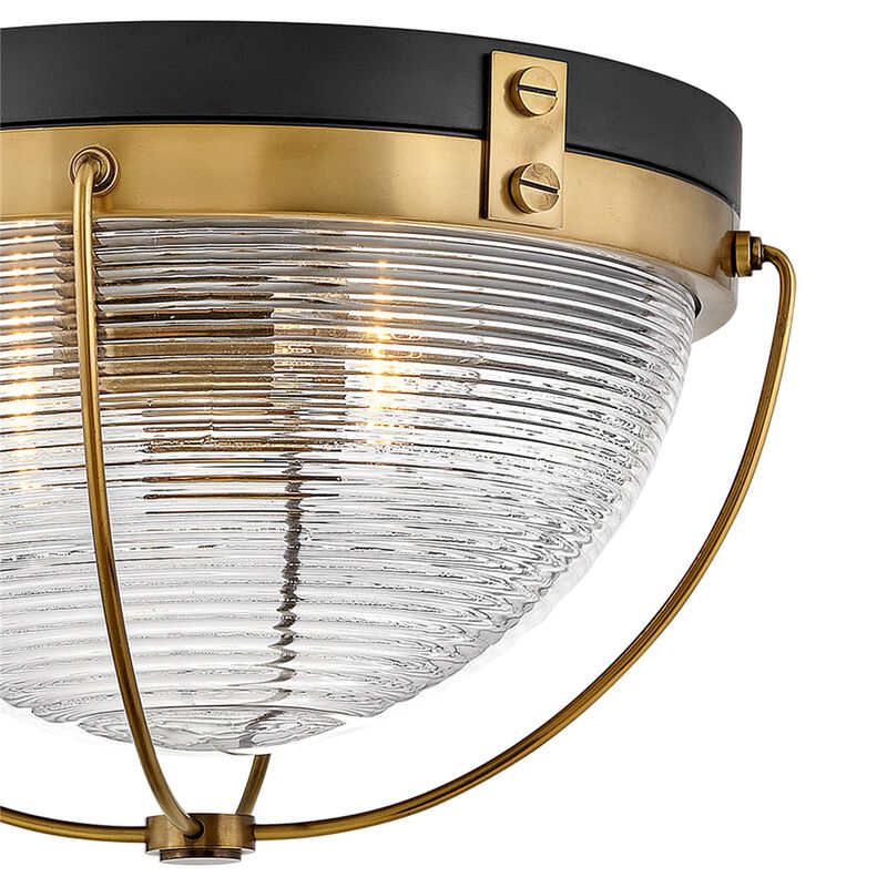 Crew 16 Inch 2 Light Flush Mount by Hinkley