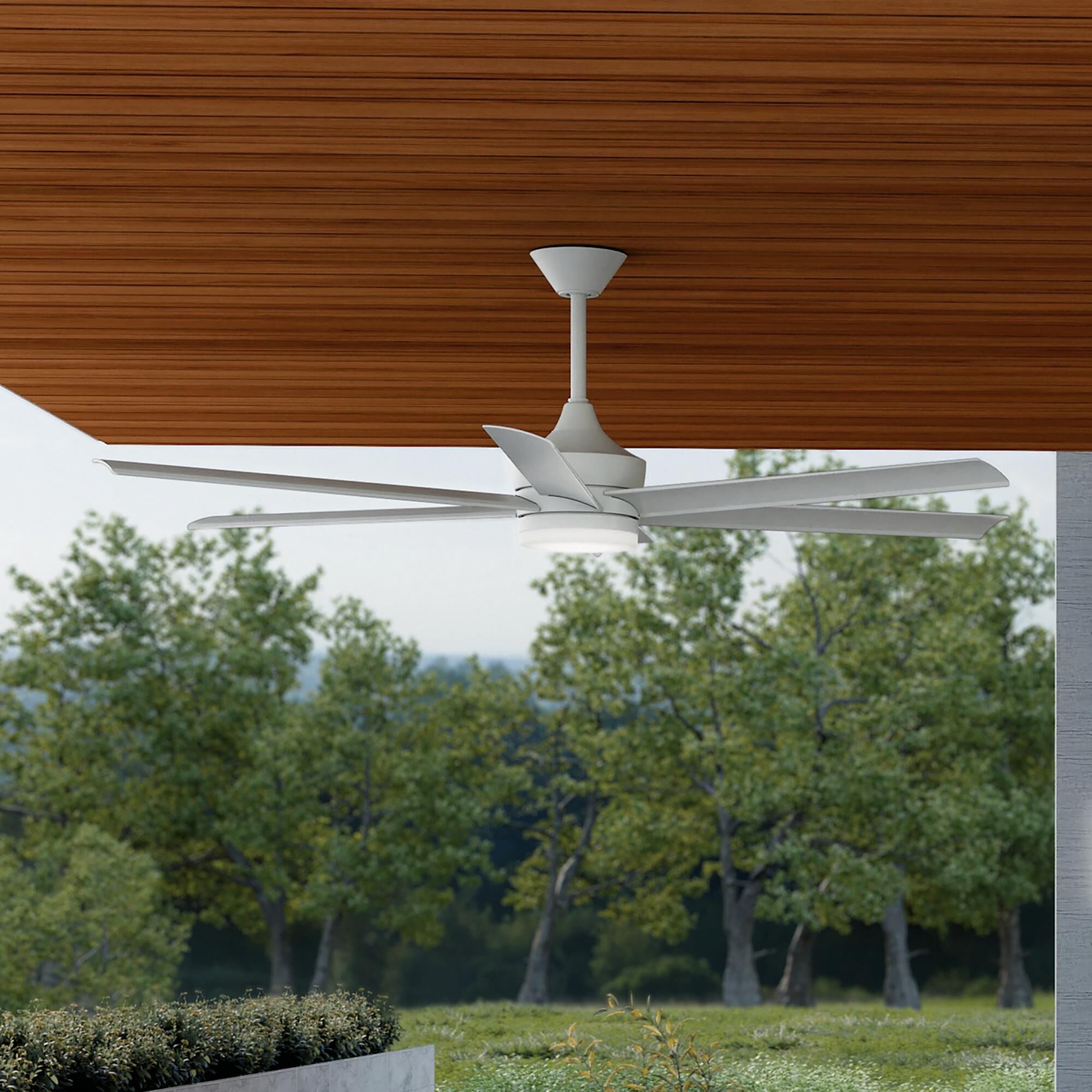 Shown in Matte White finish and Clear Polycarbonate with Inside Frosted Acrylic glass