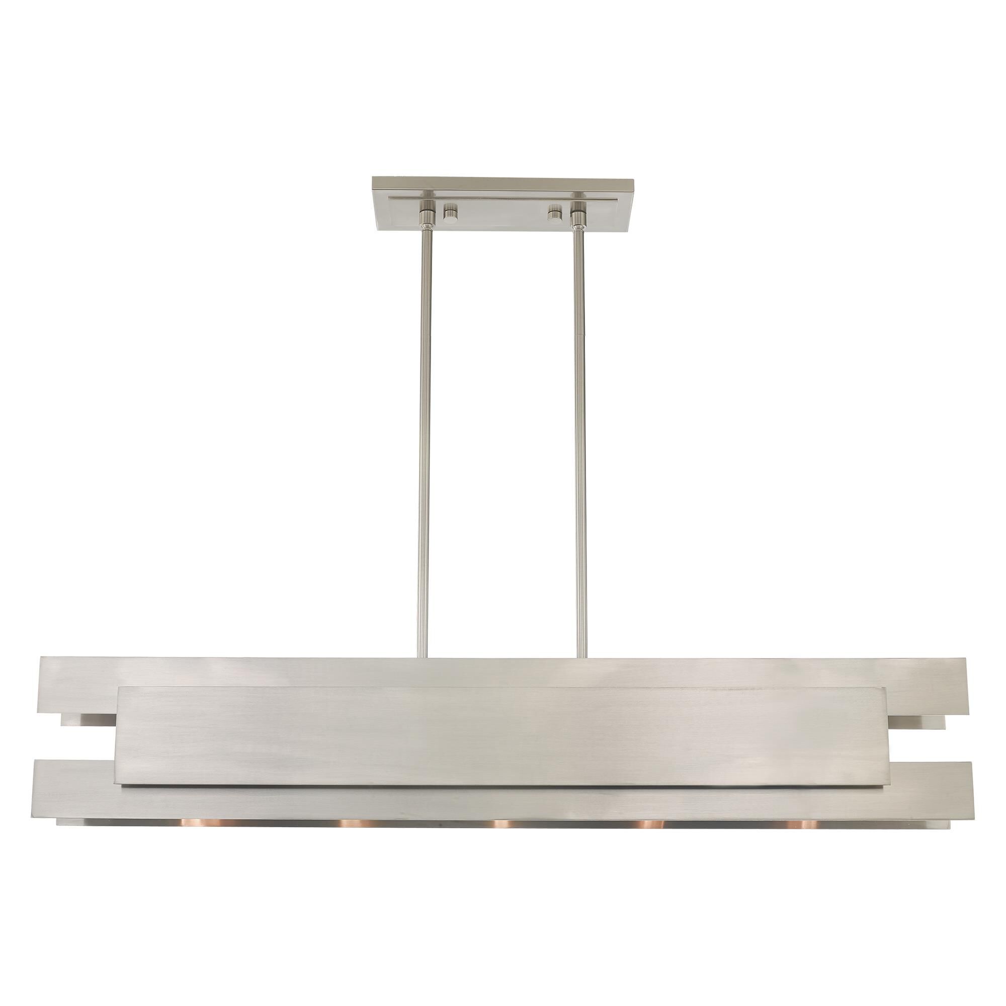 Varick 46 Inch 5 Light Linear Suspension Light by Livex Lighting