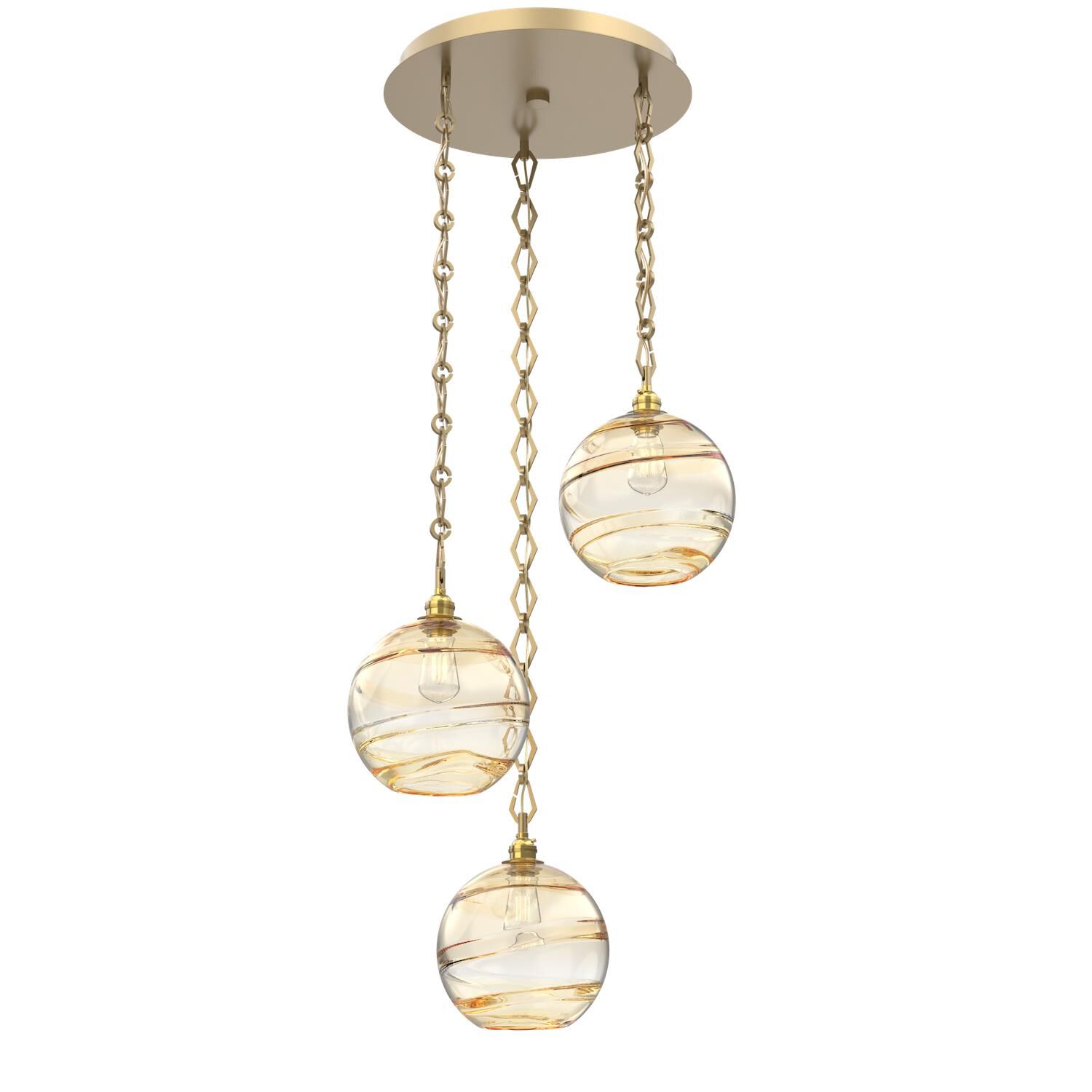 Levi Wilson Terra 21 Inch Multi Light Pendant by Hammerton Studio