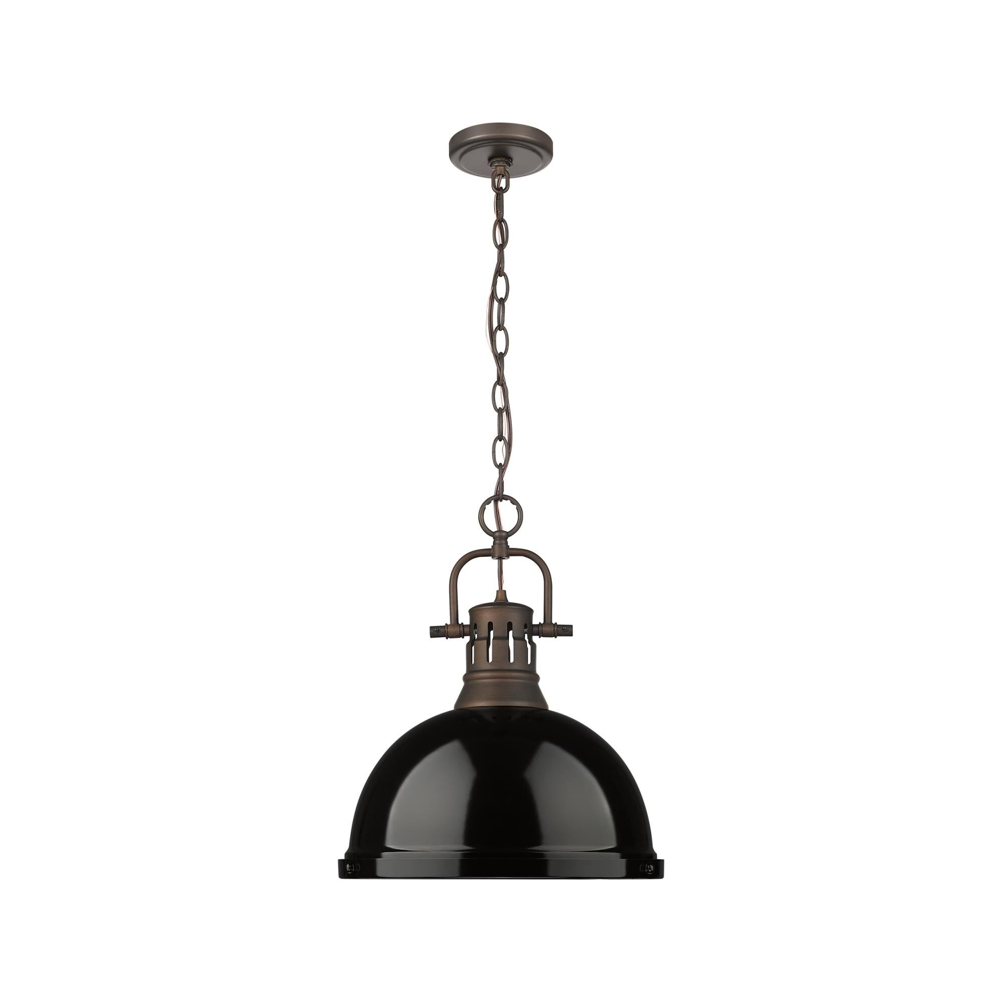 Duncan 14 Inch Large Pendant by Golden Lighting
