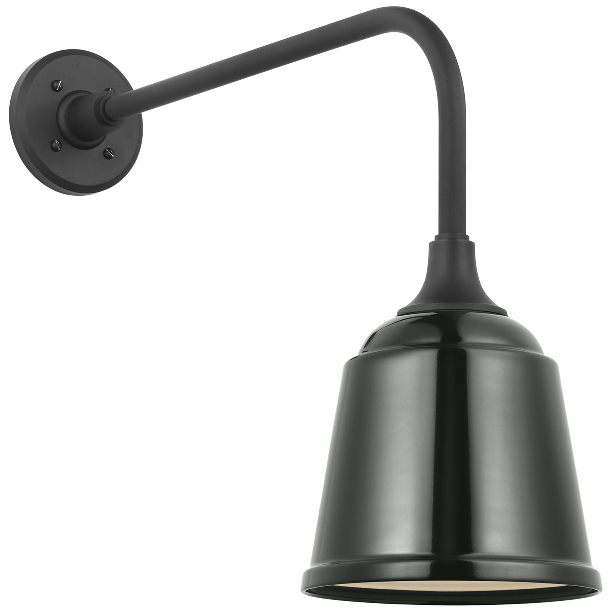 Shown in Matte Black finish and Green shade