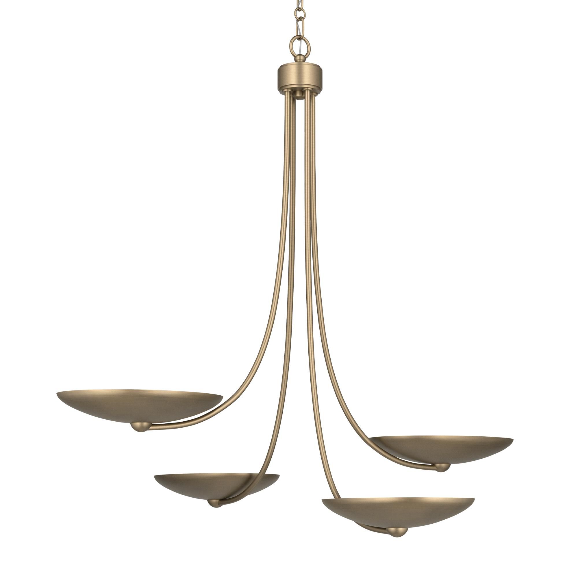 Shown in Champagne Bronze finish and Champagne Bronze shade
