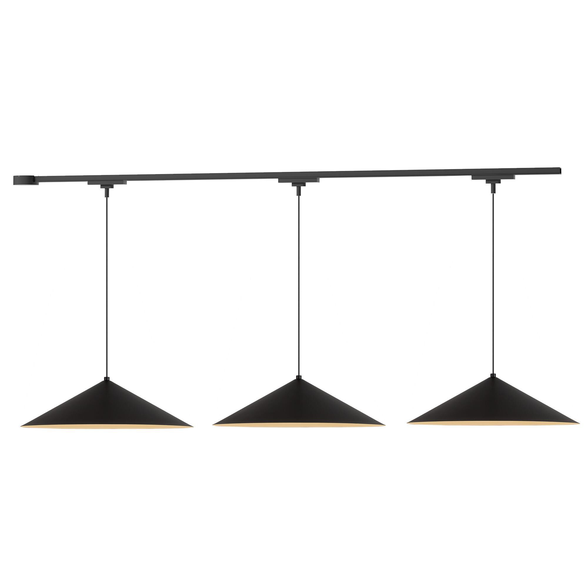 Shown in Black finish and Frosted Acrylic Diffuser glass