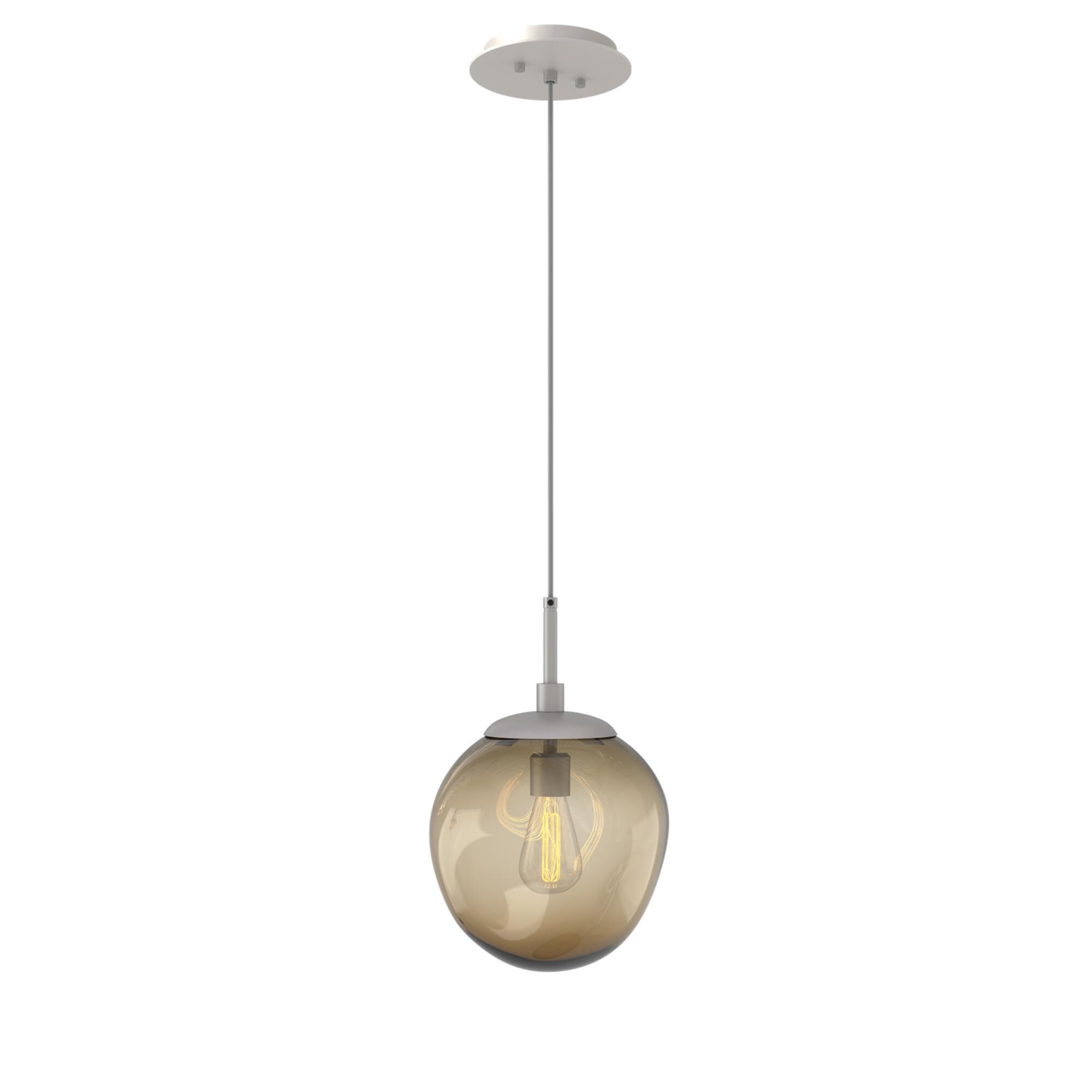 Shown in Metallic Beige Silver finish and Blown Bronze glass