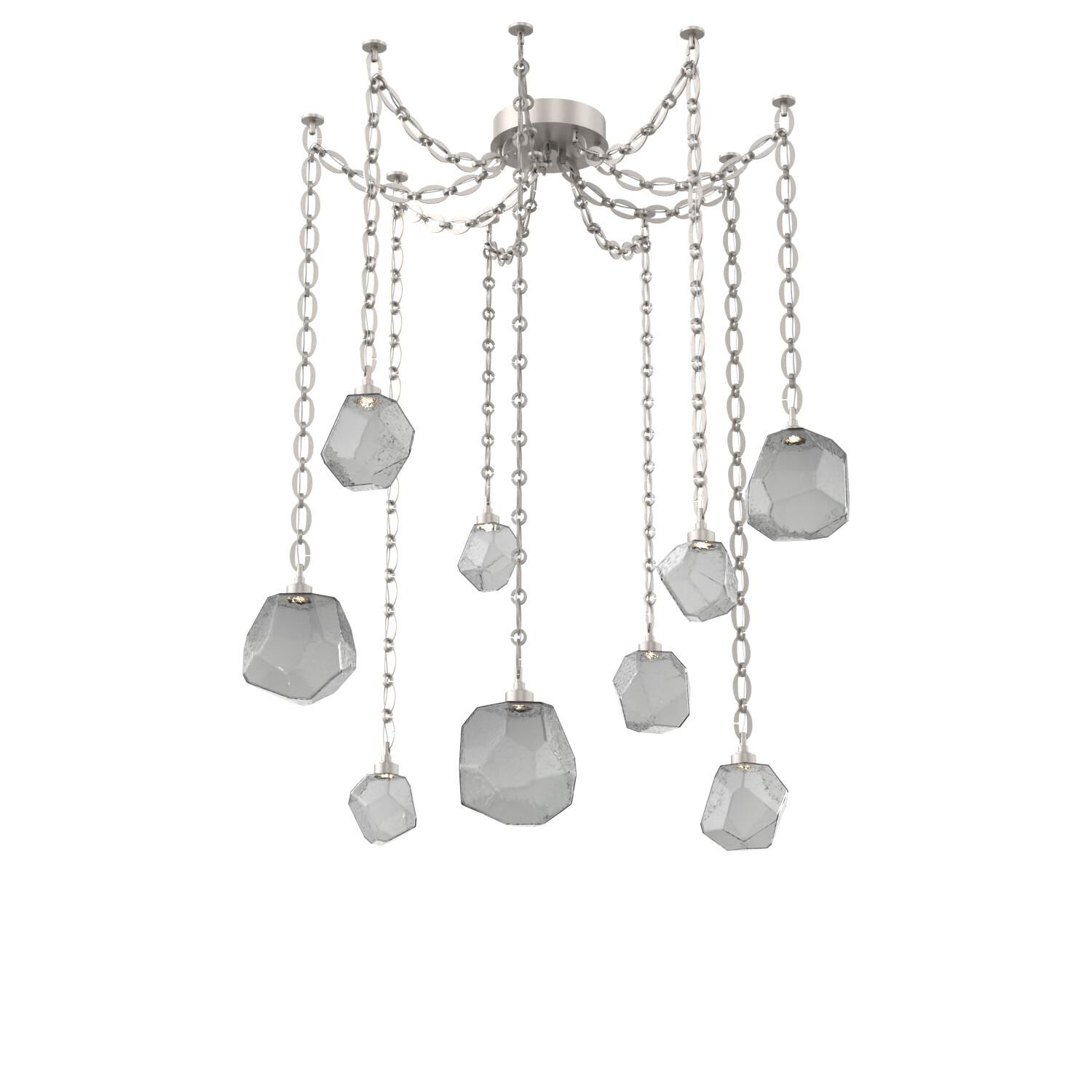 Levi Wilson Gem 17 Inch Multi Pendant Light by Hammerton Studio