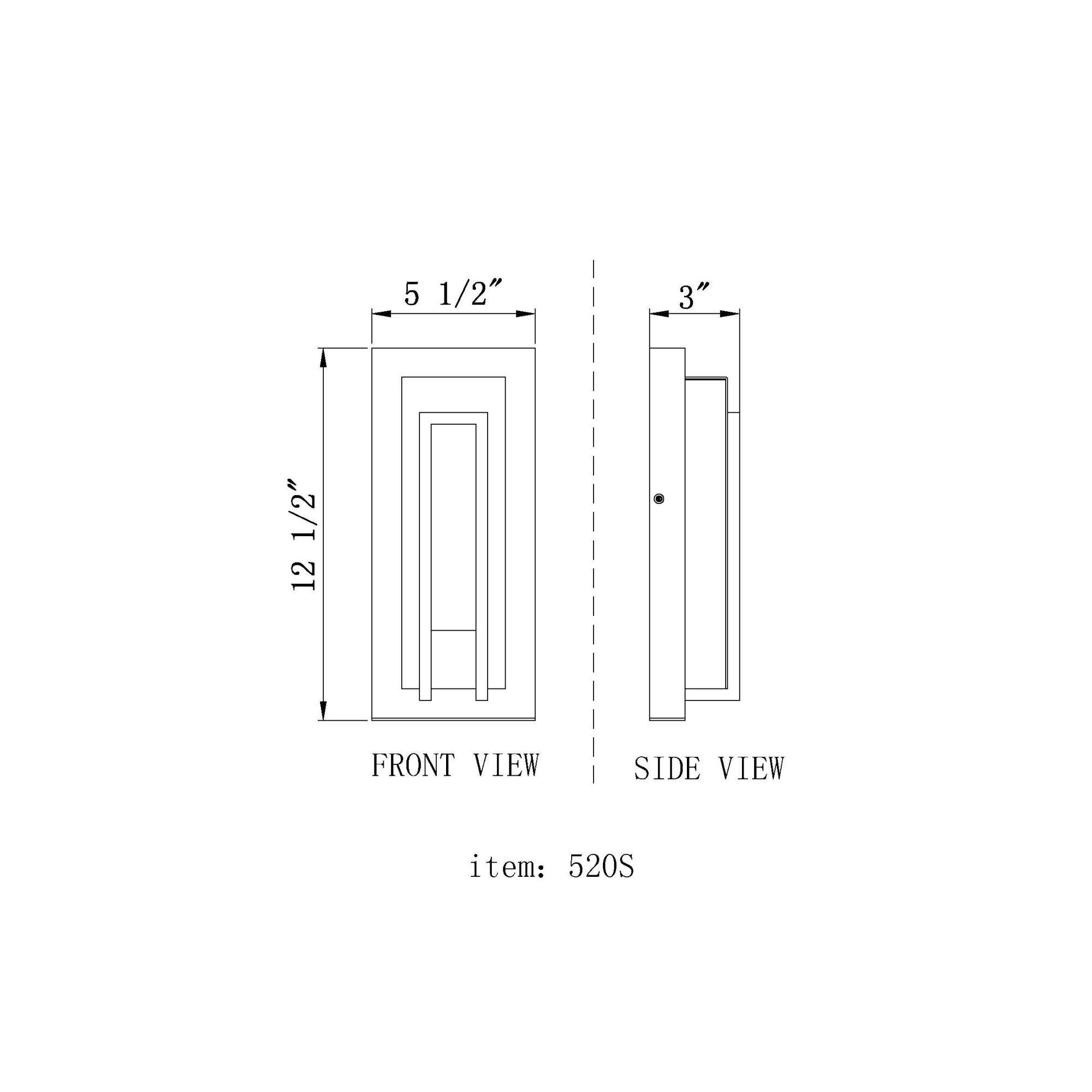 Shown in Black finish and White glass