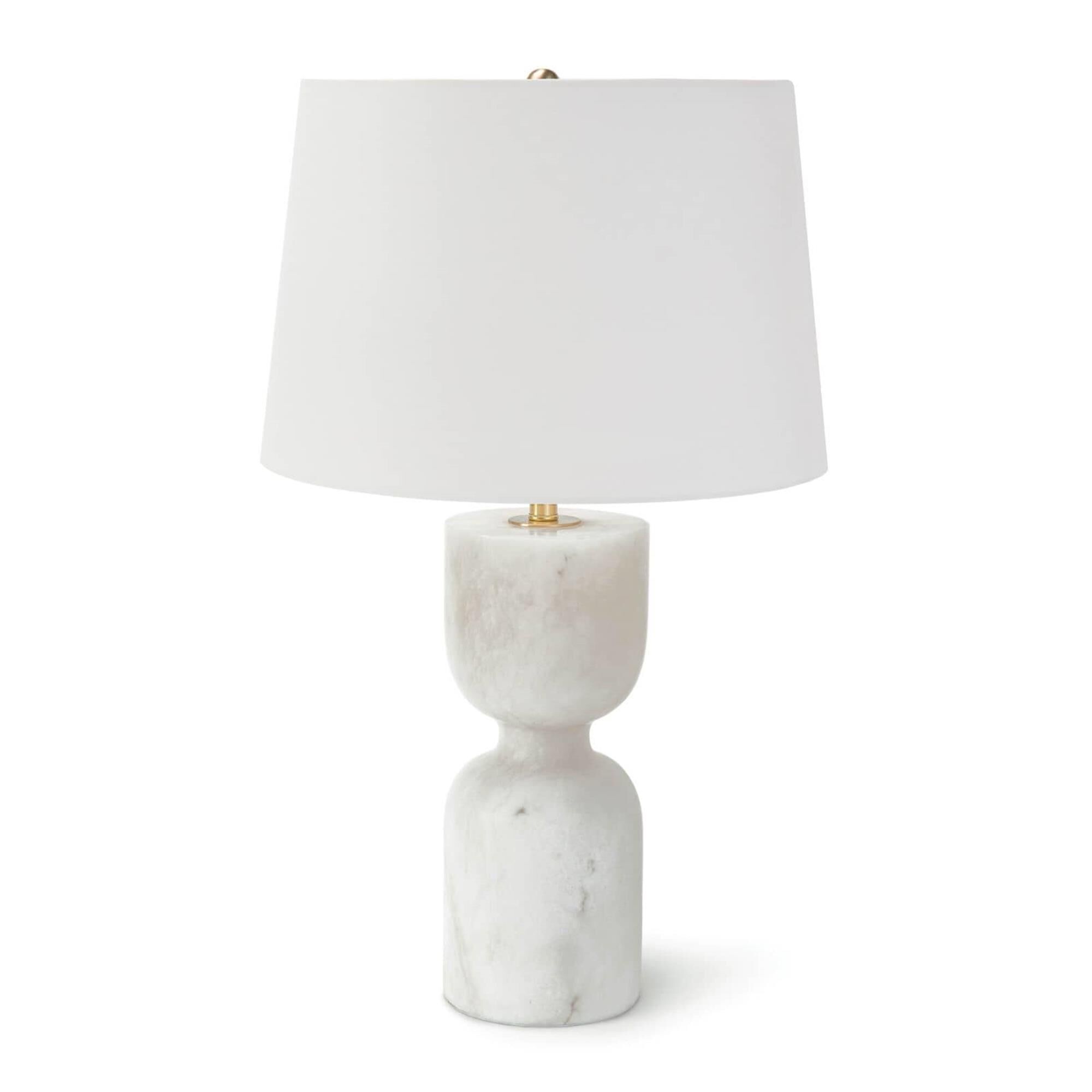 Shown in Natural Stone finish and Linen shade