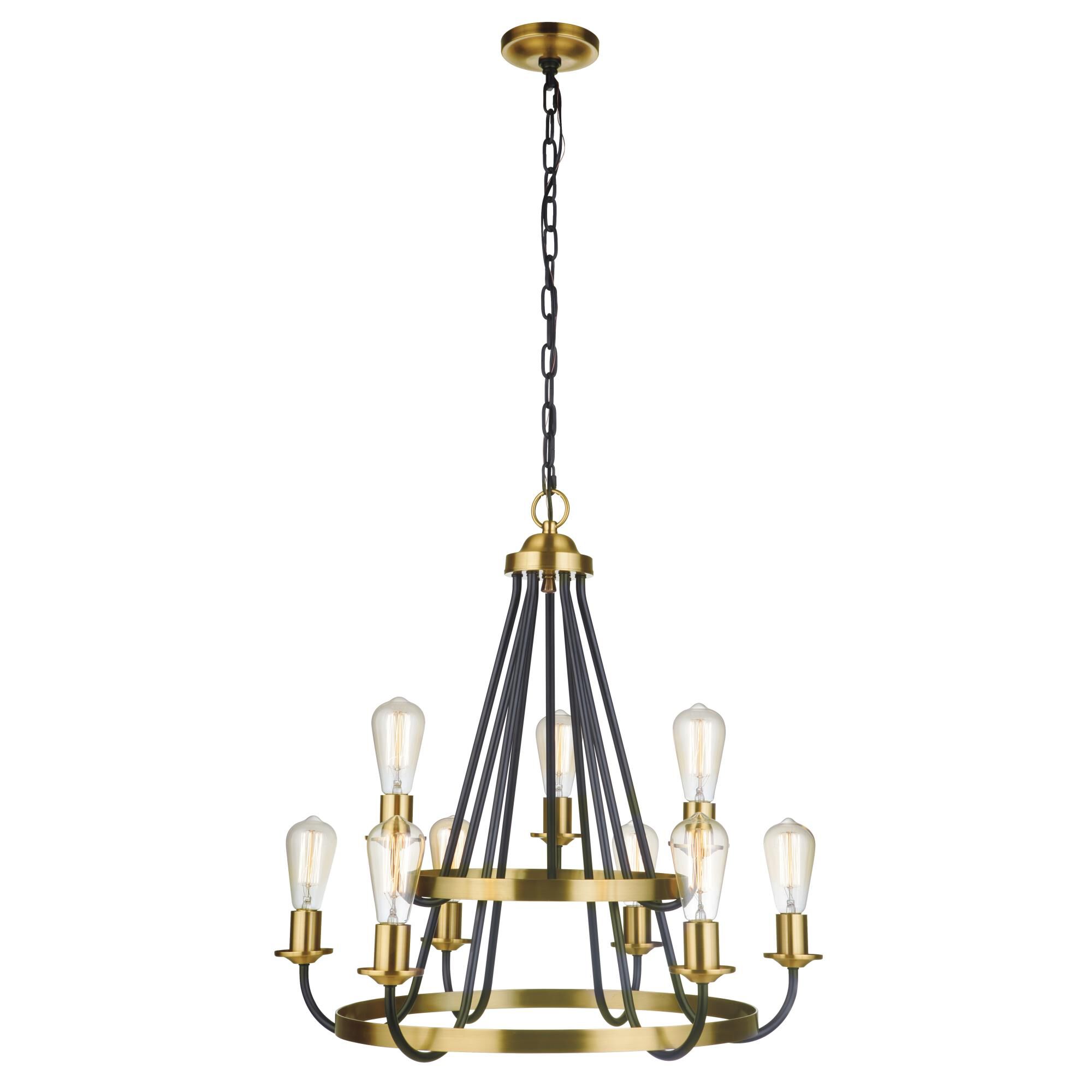 Randolph 26 Inch 9 Light Chandelier by Craftmade