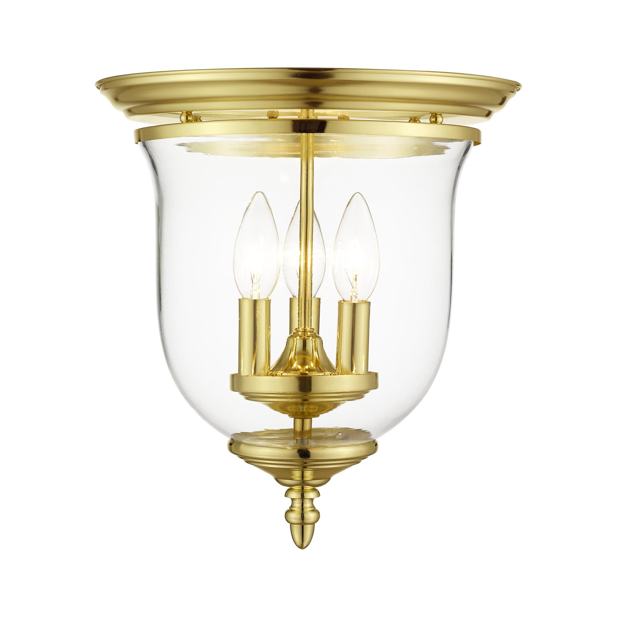 Legacy 12 Inch 3 Light Flush Mount by Livex Lighting