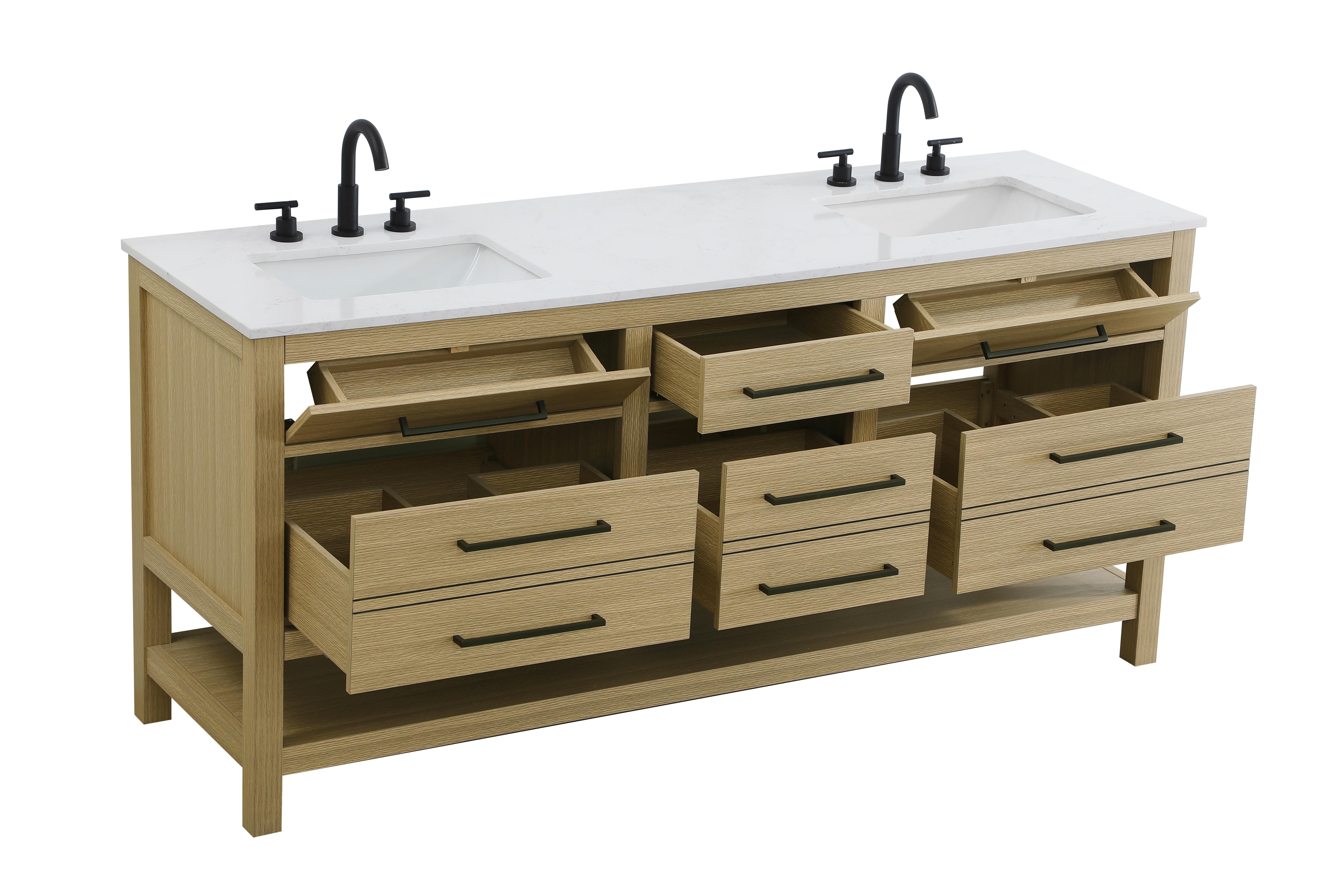 Karson 72 Inch Bath Vanity by Elegant Dcor