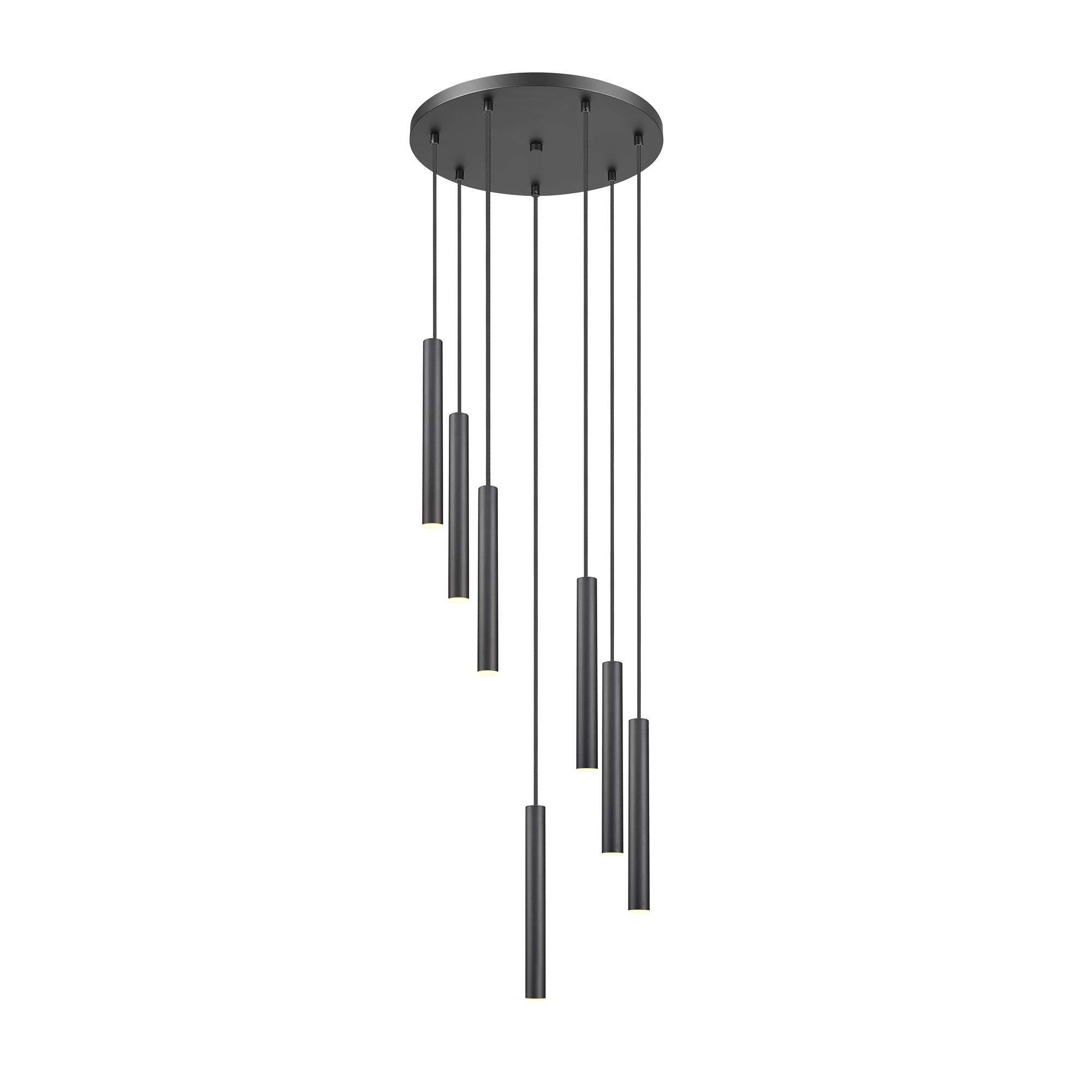 Shown in Matte Black finish and Matte Black glass and Matte Black shade