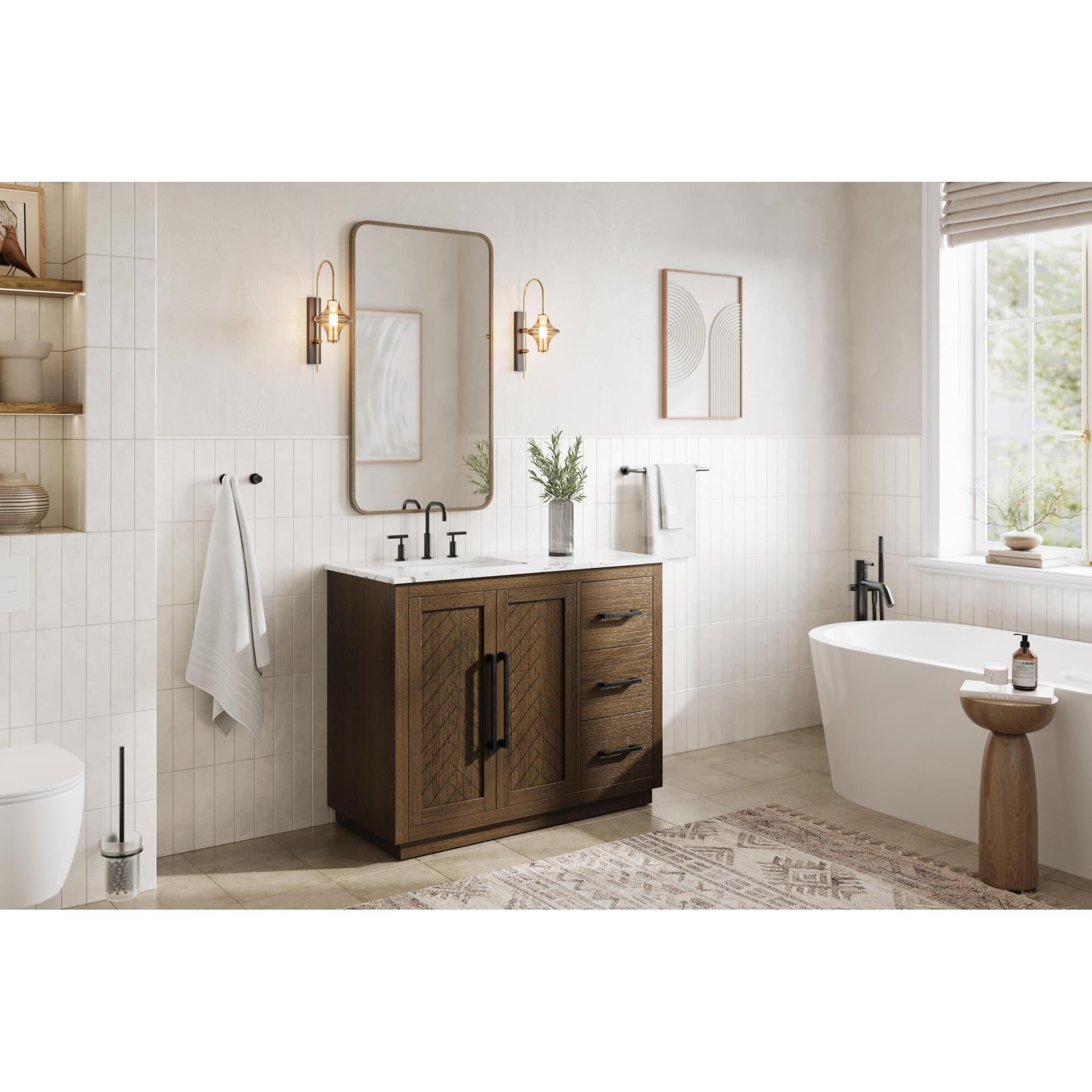 Chase 42 Inch Bath Vanity by Elegant Dcor