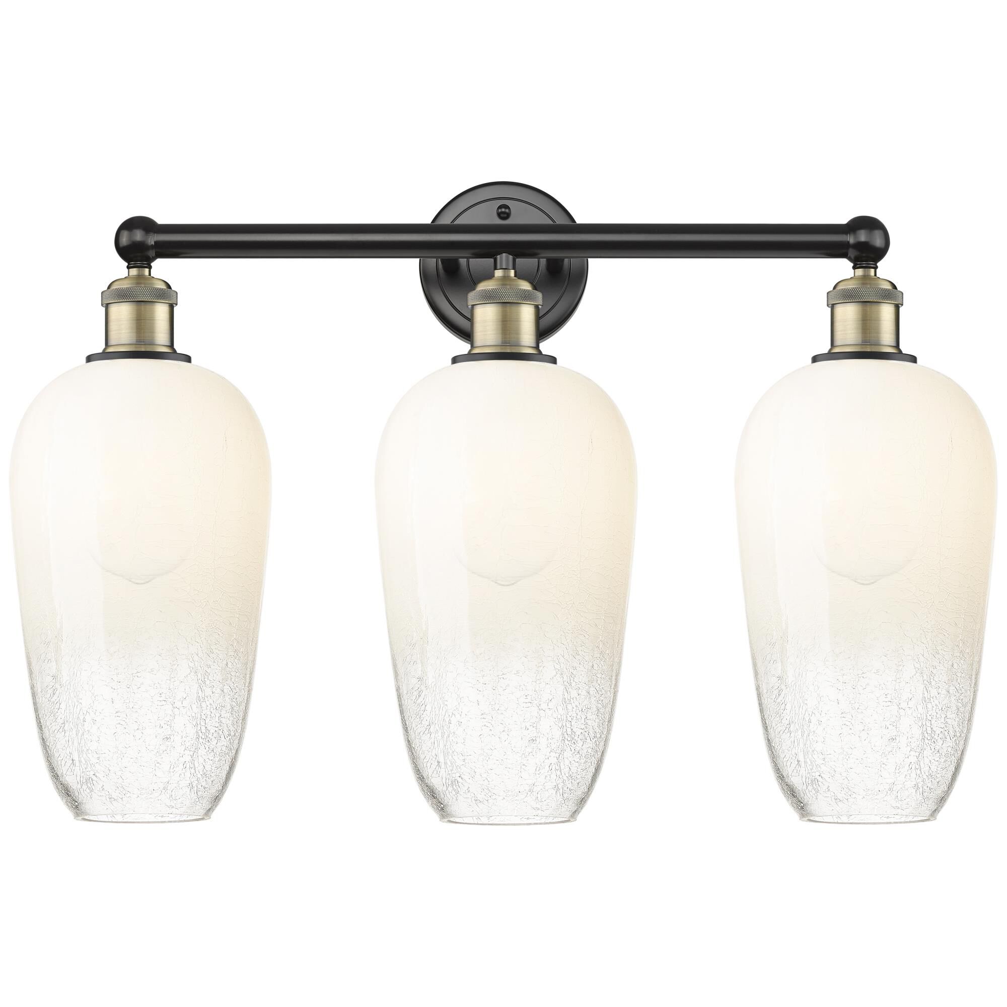 Shown in Black Antique Brass finish and Opal glass