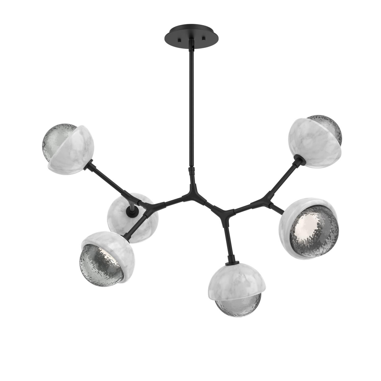 Levi Wilson Cabochon 31 Inch Linear Suspension Light by Hammerton Studio