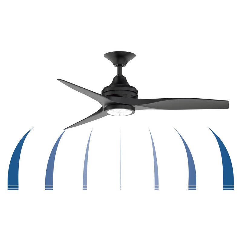 Spitfire 48 Inch Ceiling Fan with Light Kit by Fanimation