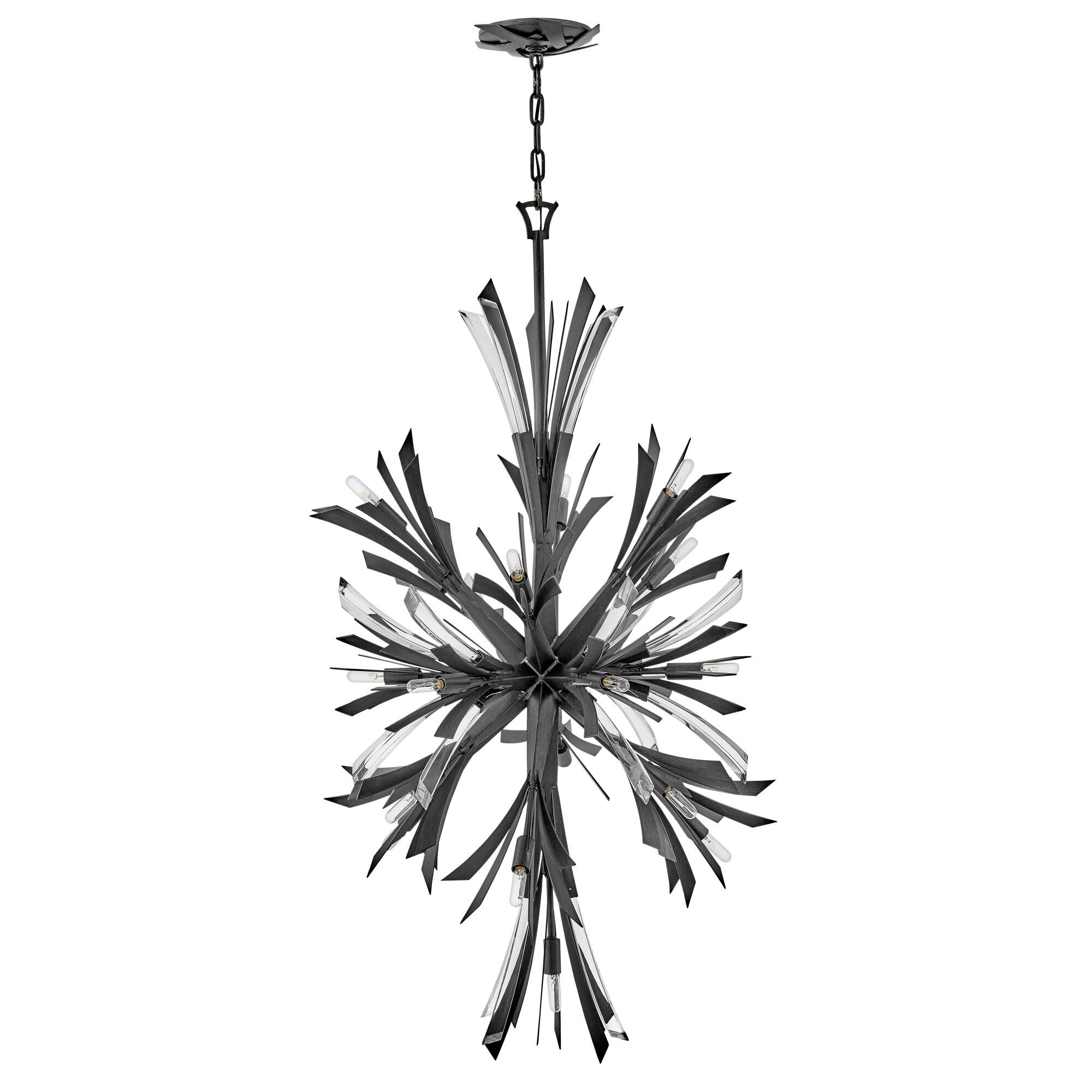 Vida 24 Inch 19 Light Chandelier by Fredrick Ramond