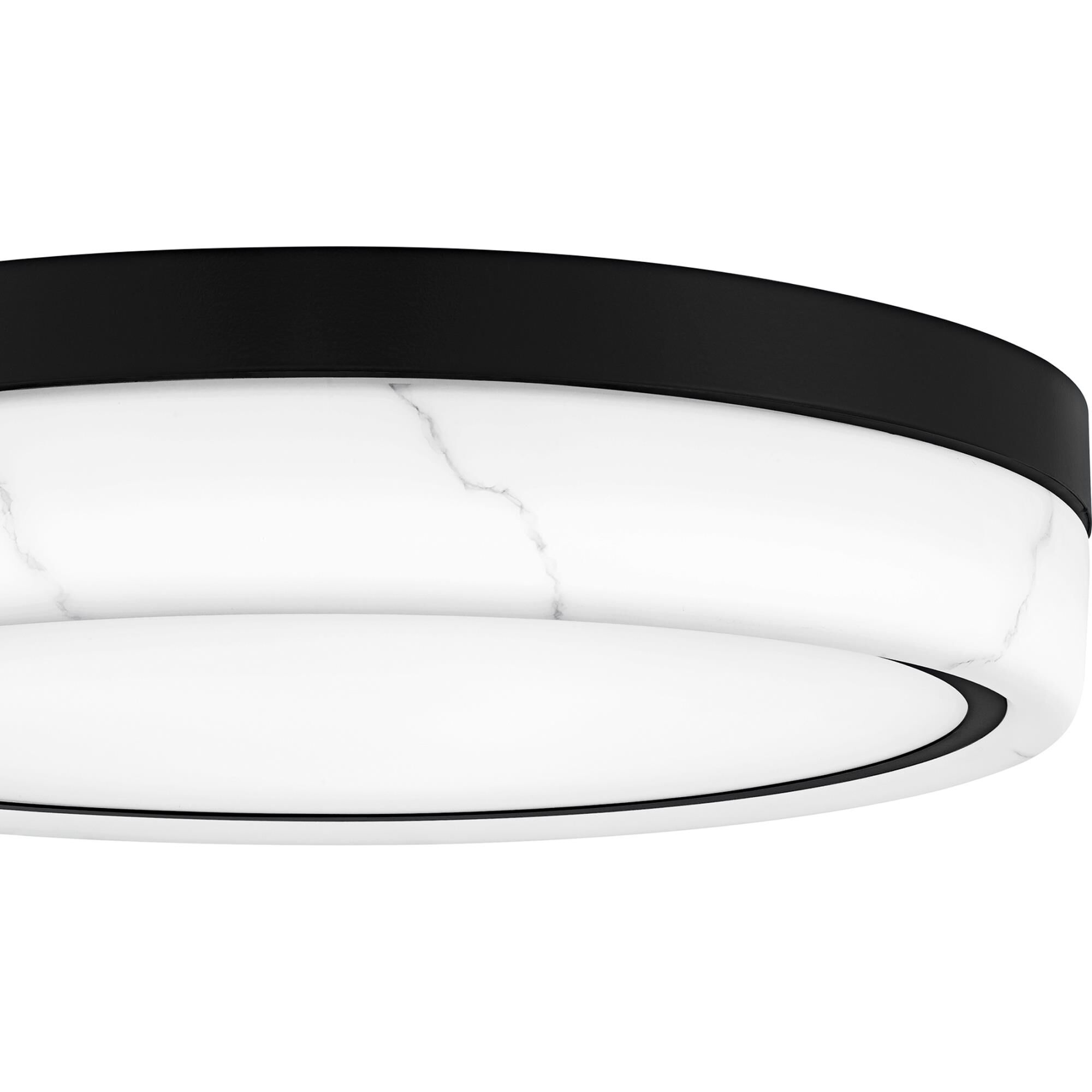 Shown in Matte Black finish and Alabaster Glass shade