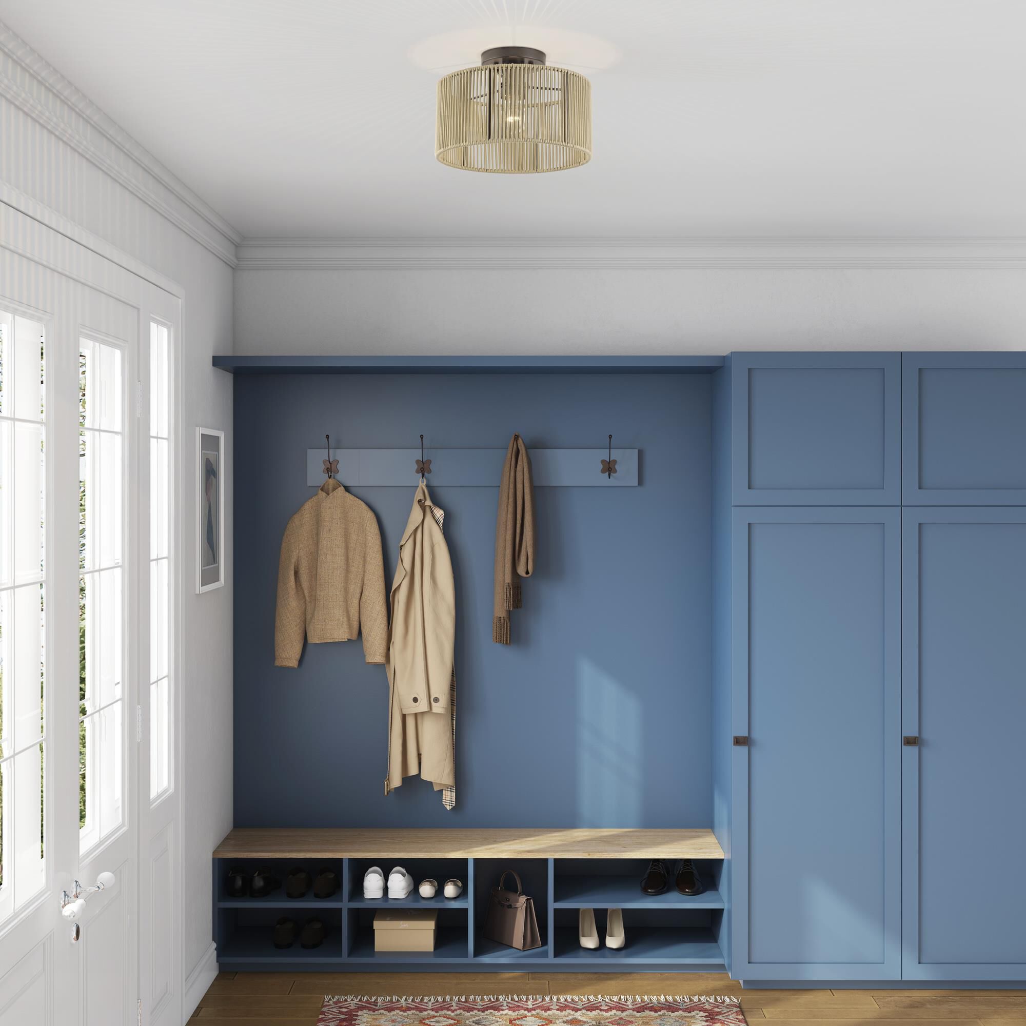 Acordia 12 Inch Semi Flush Mount by Livex Lighting