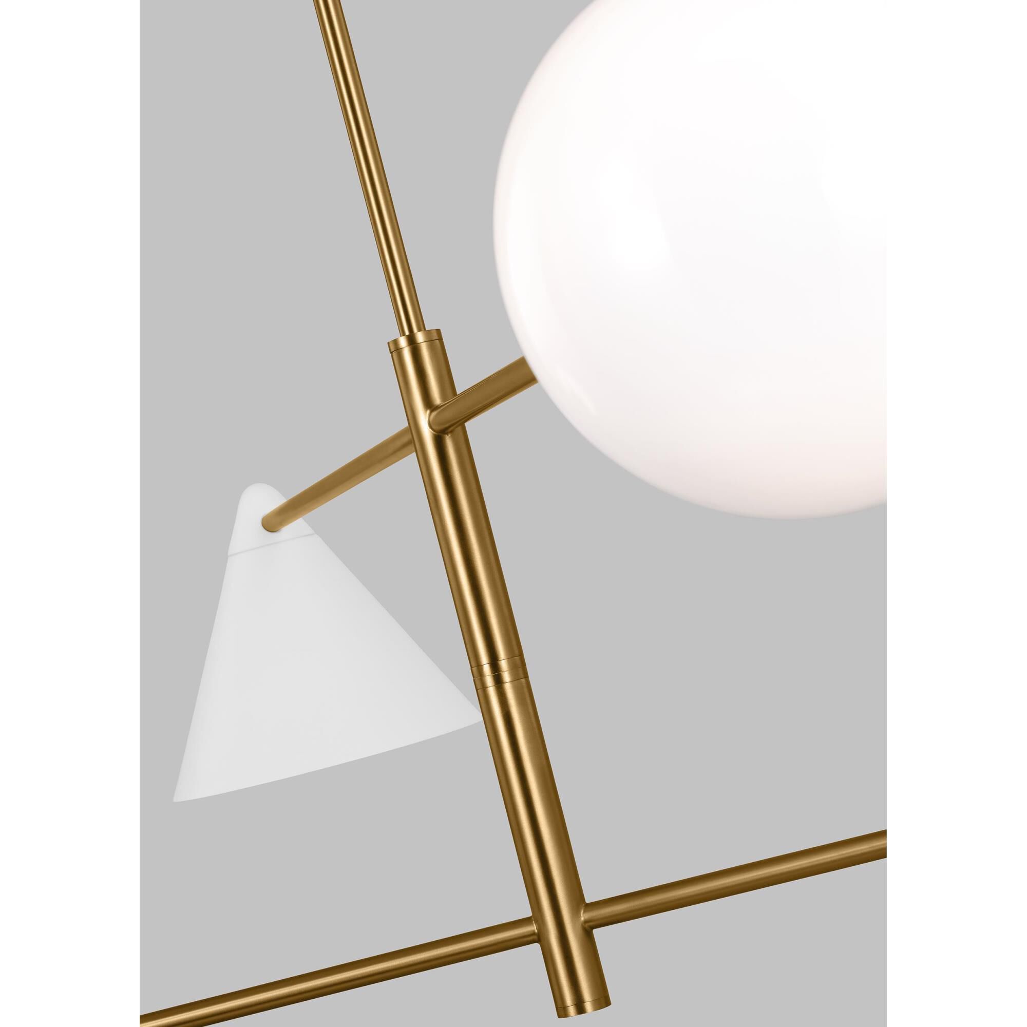 Cosmo 48 Inch 4 Light Chandelier by Visual Comfort Studio Collection