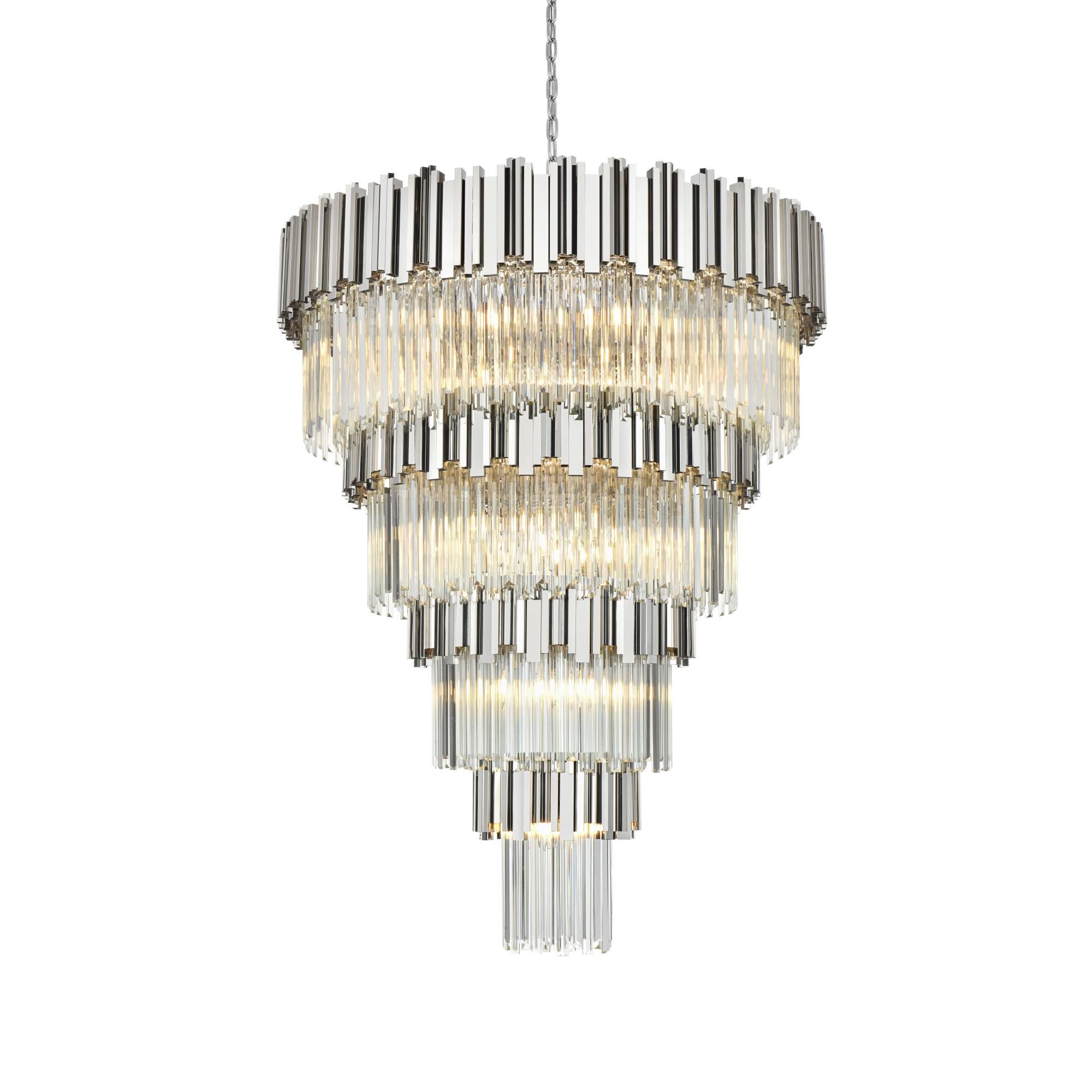 Shown in Chrome And Clear finish