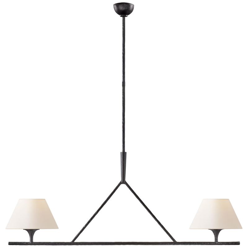 Ian K. Fowler Cesta 12 Inch 2 Light Linear Suspension Light by Visual Comfort Signature Collection - Clearance