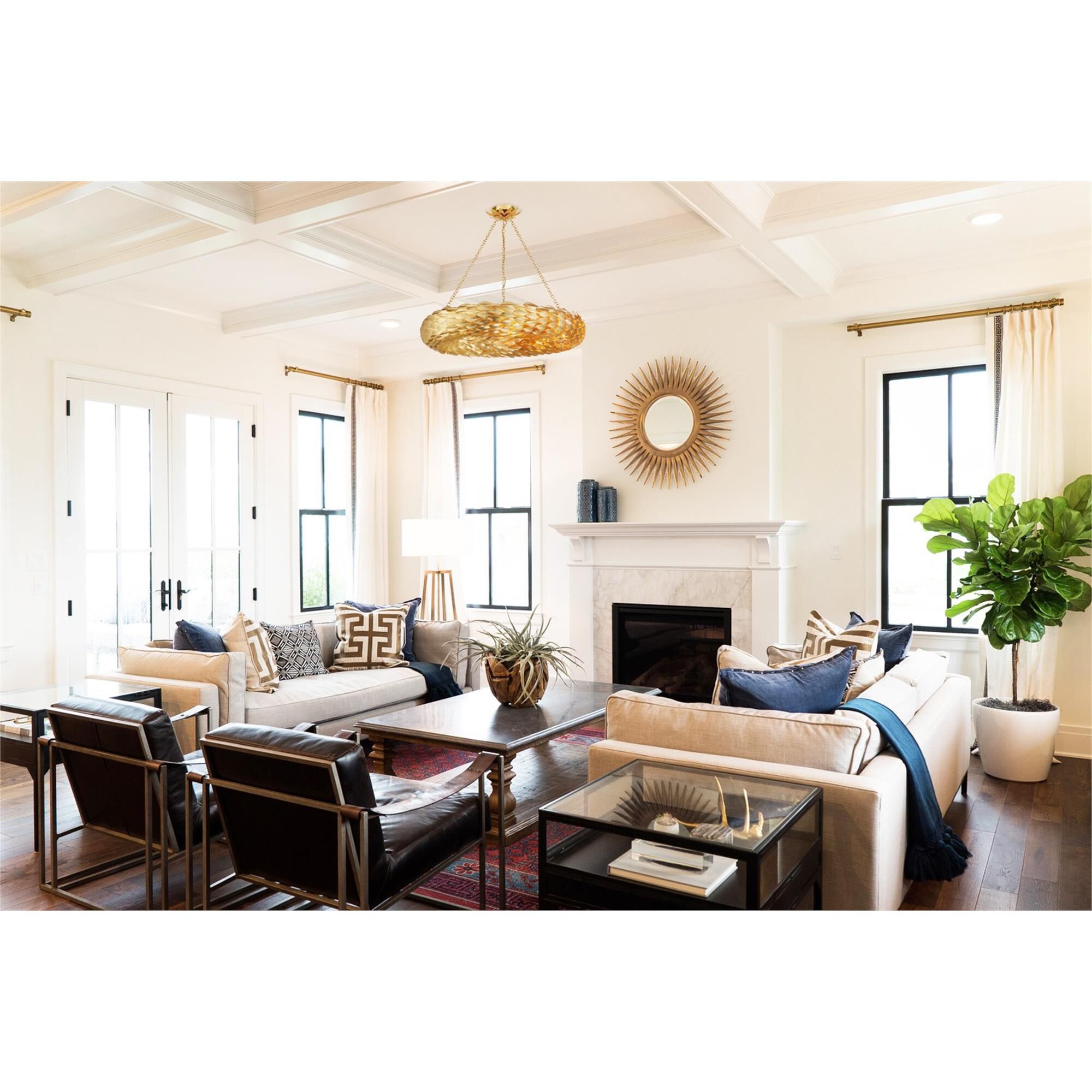 Shown in Antique Gold finish