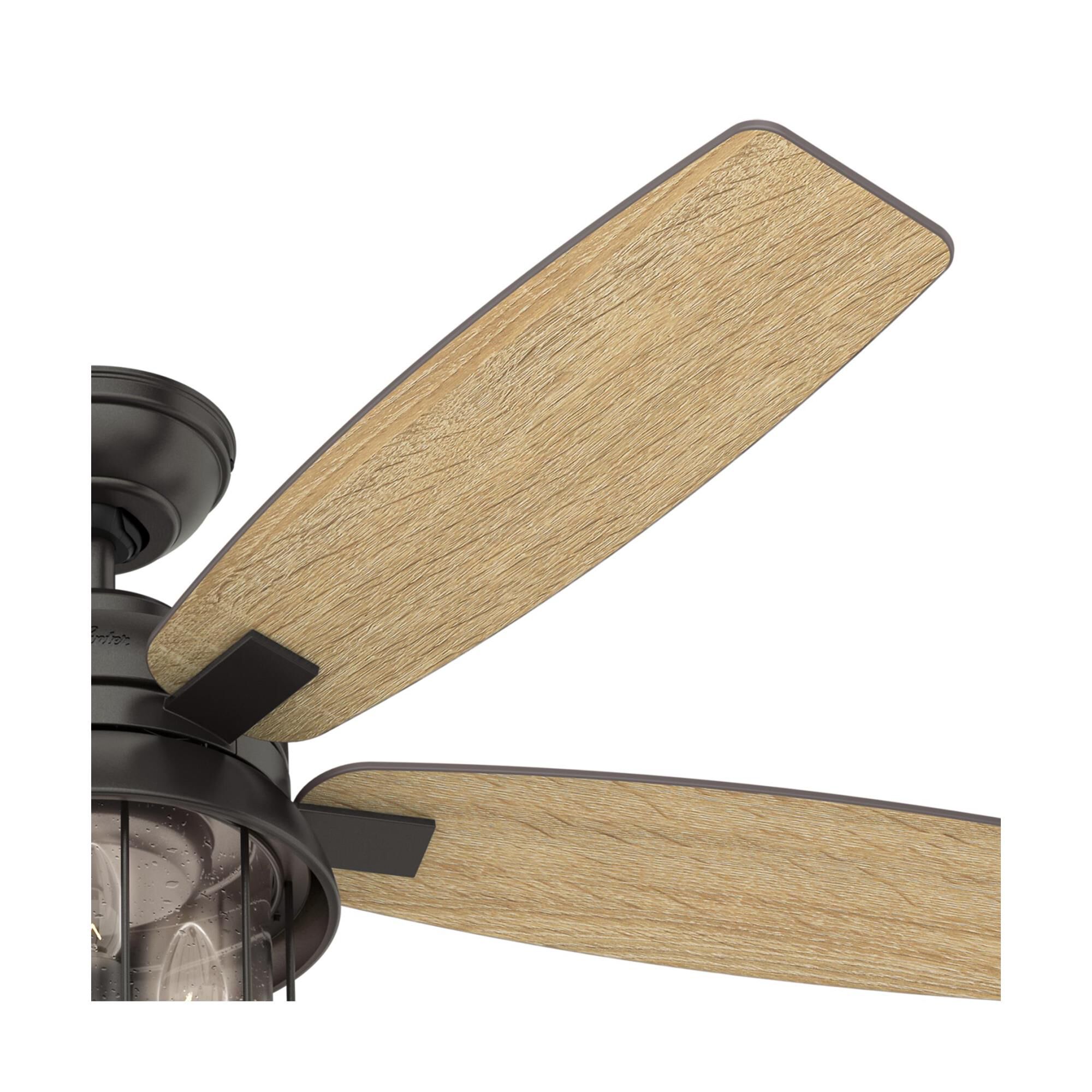 Coral Bay 52 Inch Ceiling Fan with Light Kit by Hunter Fan